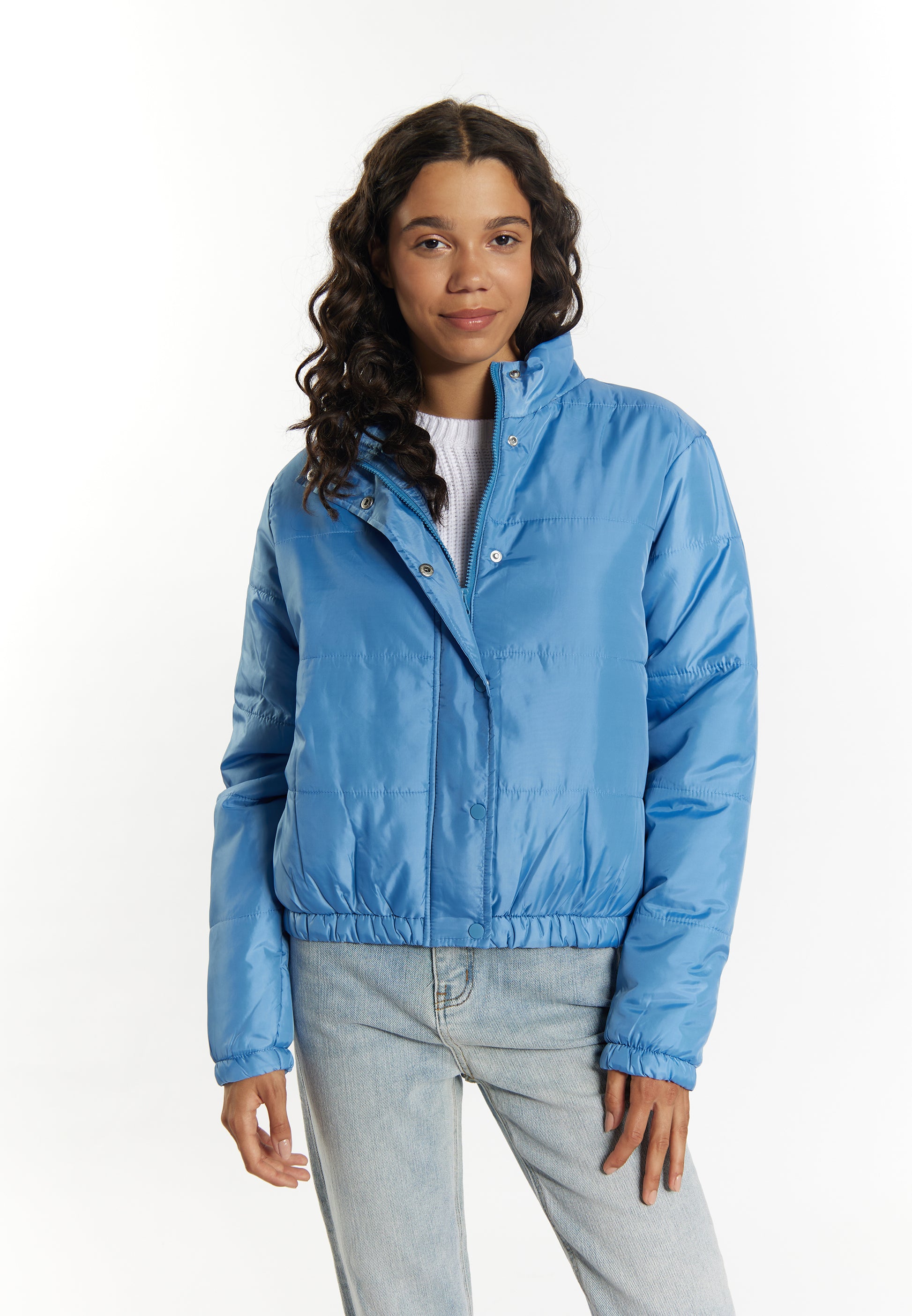 myMo Women's Leicht Wattierte Blousonjacke Blonda