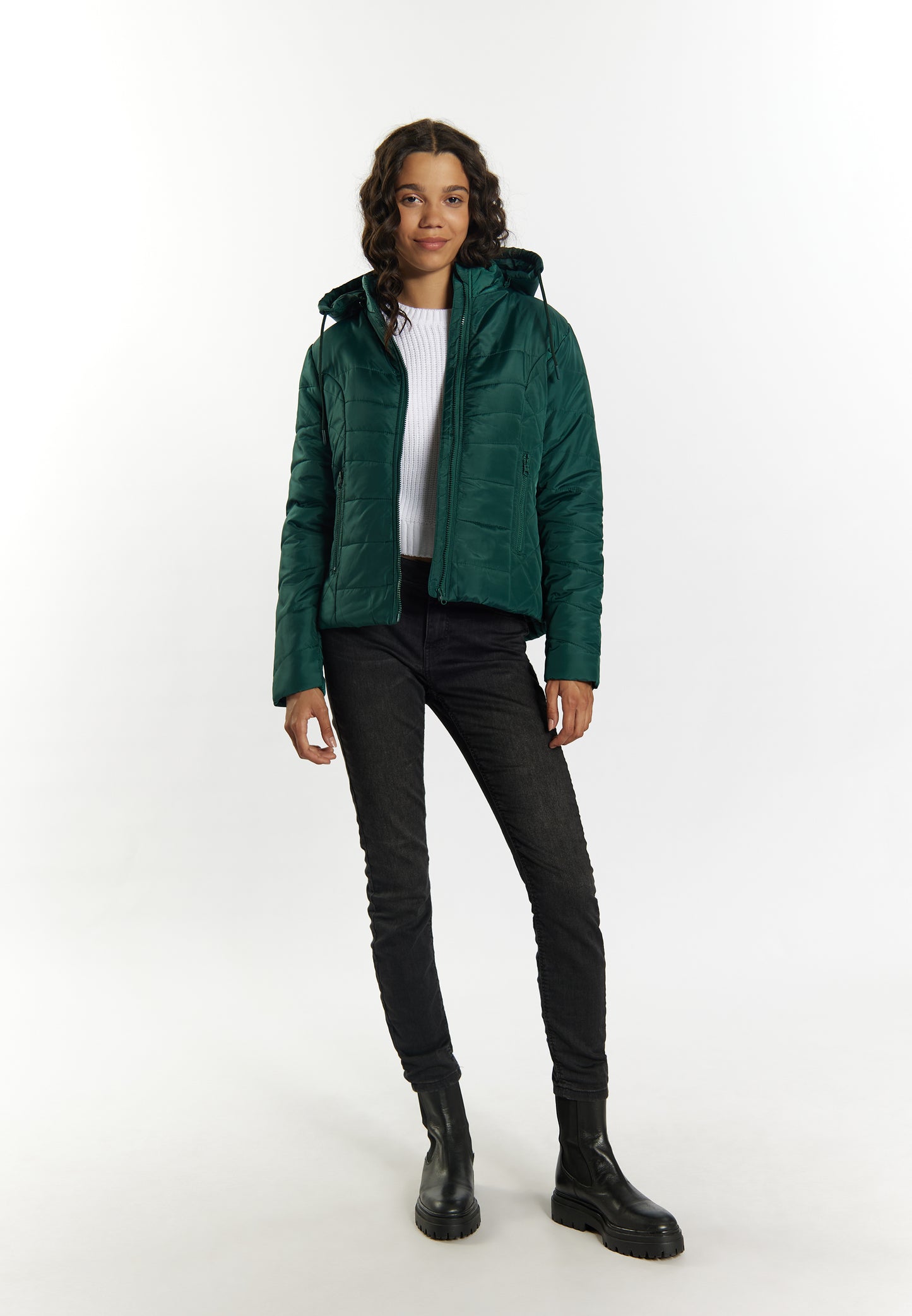 myMo Damen Ghtly Wattierte Jacke