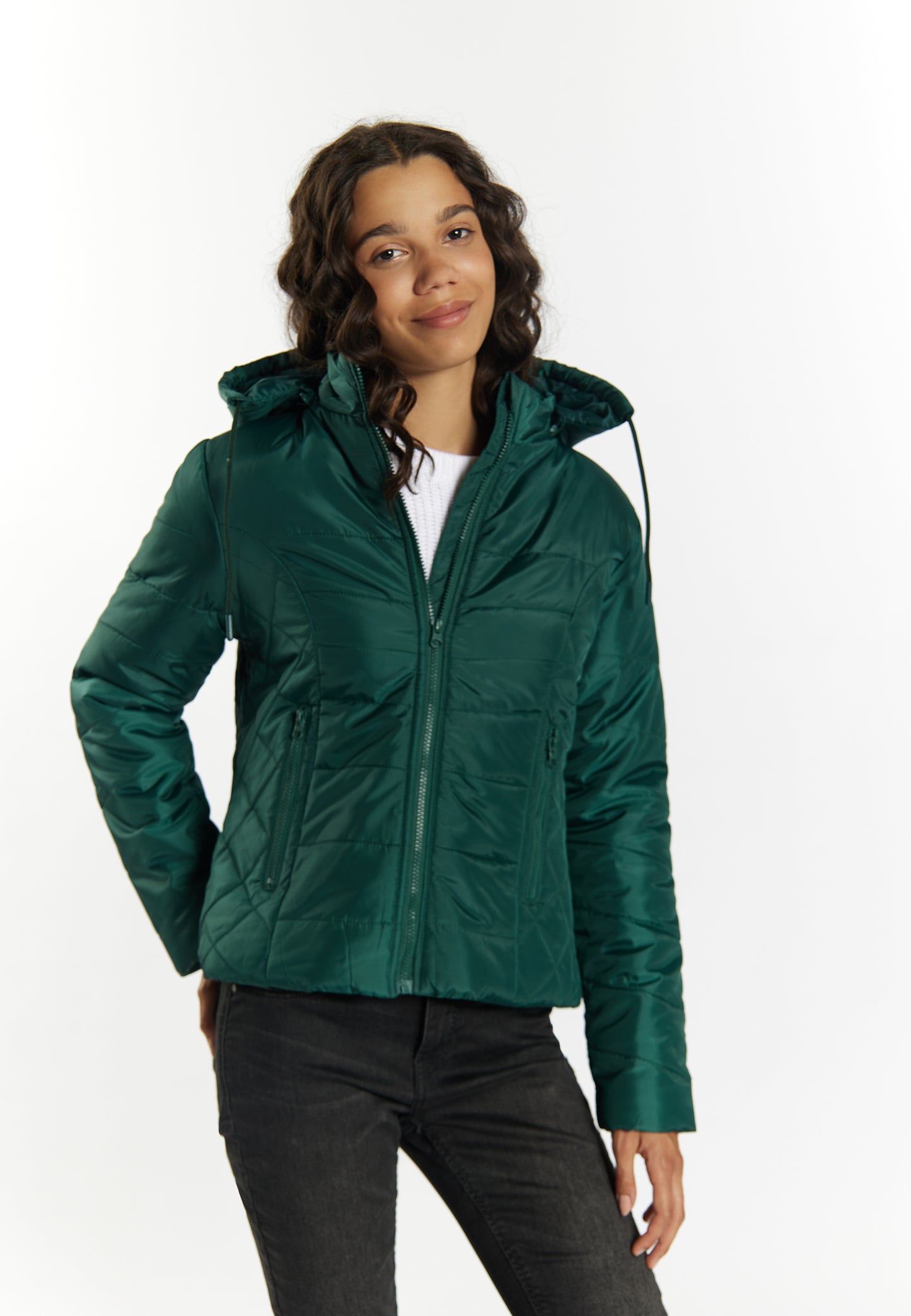 myMo Damen Ghtly Wattierte Jacke