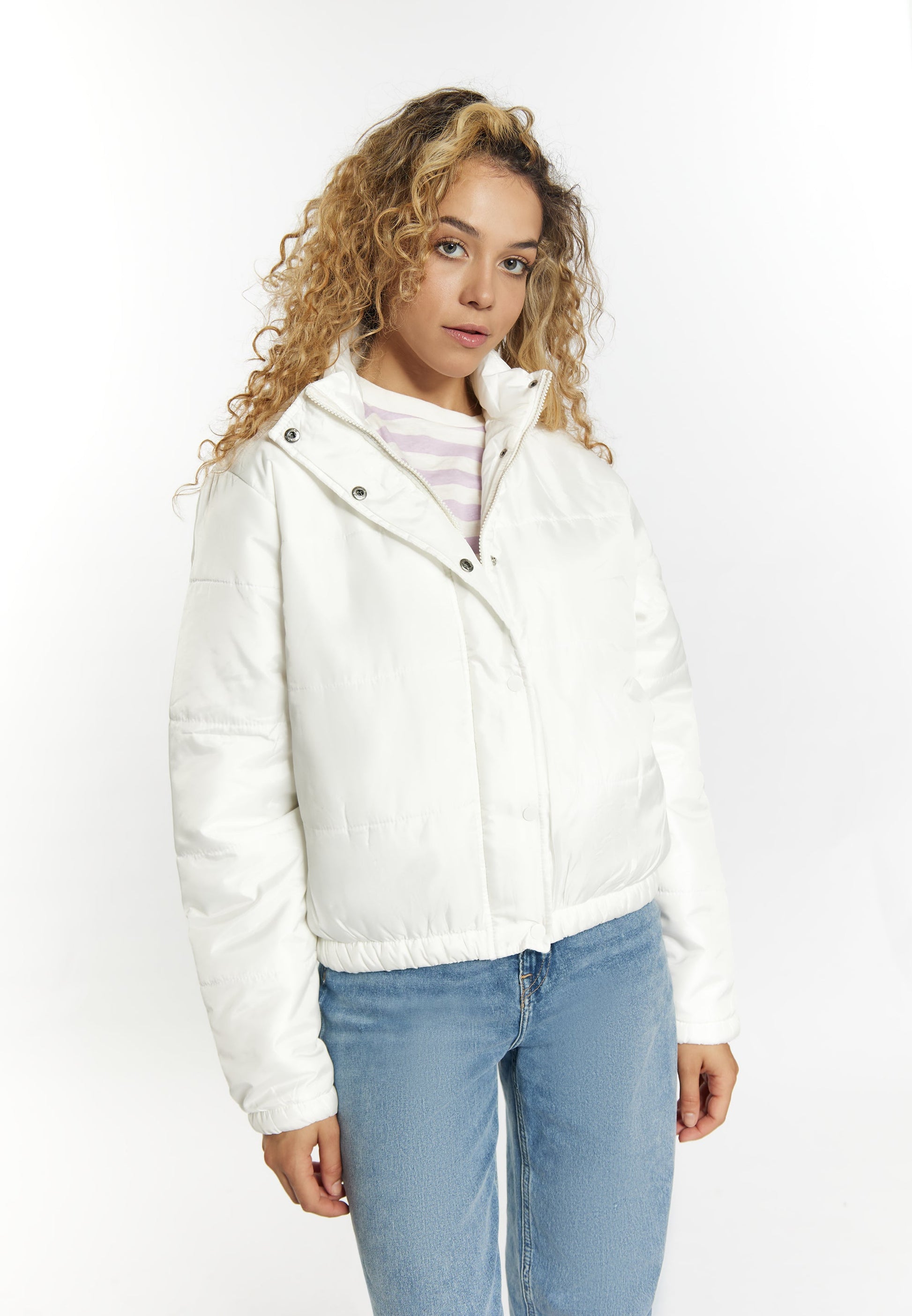 Mymo Women's Lightly Padded Blouson Jacket
