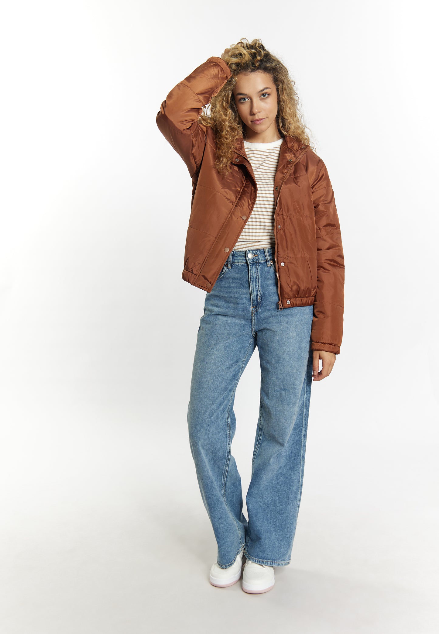 myMo Damen Ghtly Gef�tterte Blouson-Jacke