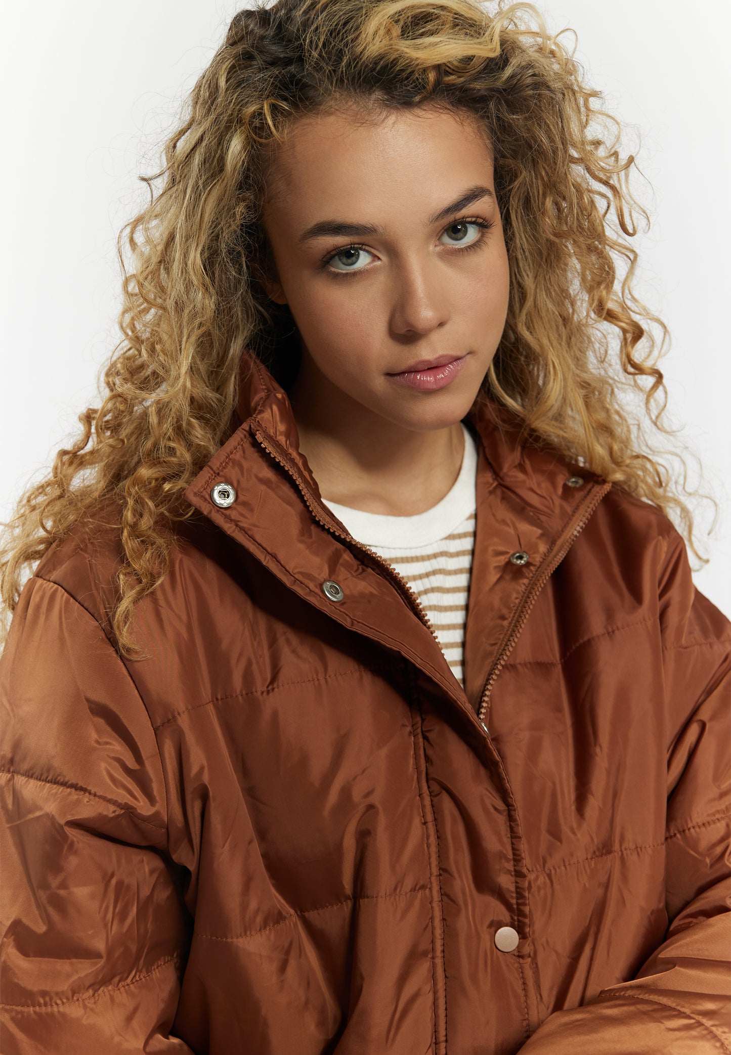 myMo Damen Ghtly Gef�tterte Blouson-Jacke