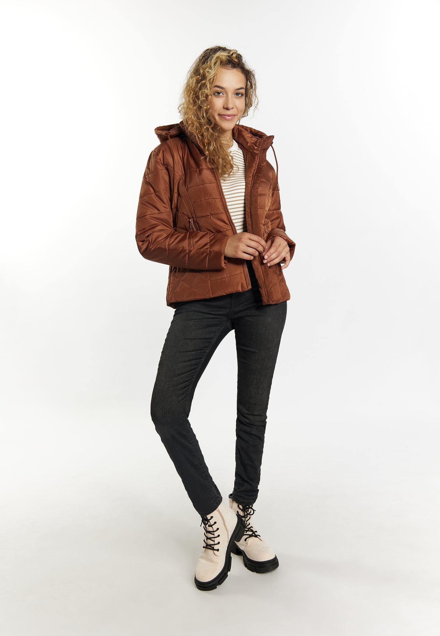 myMo Damen Ghtly Wattierte Jacke