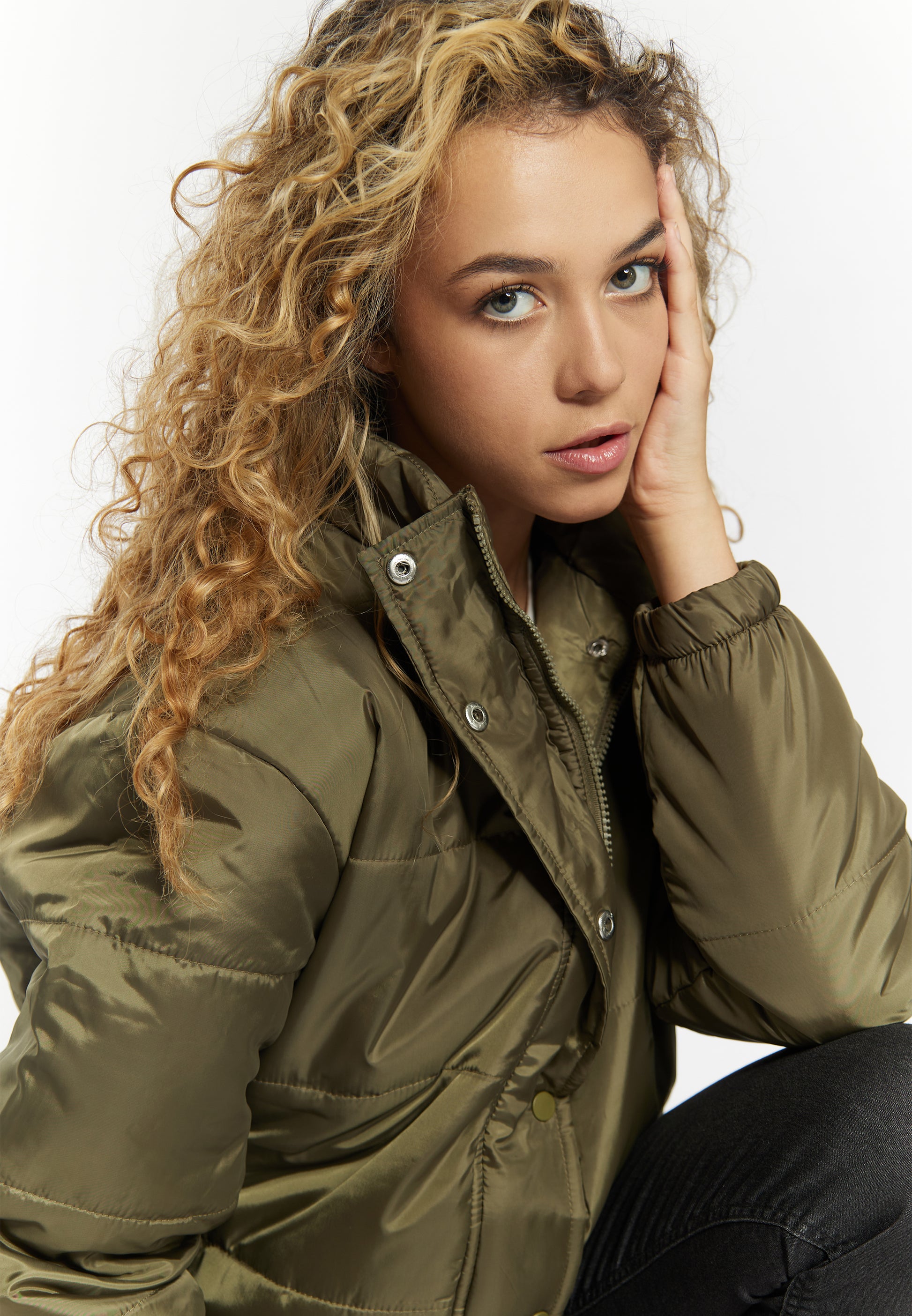myMo Damen Ghtly Gef�tterte Blouson-Jacke