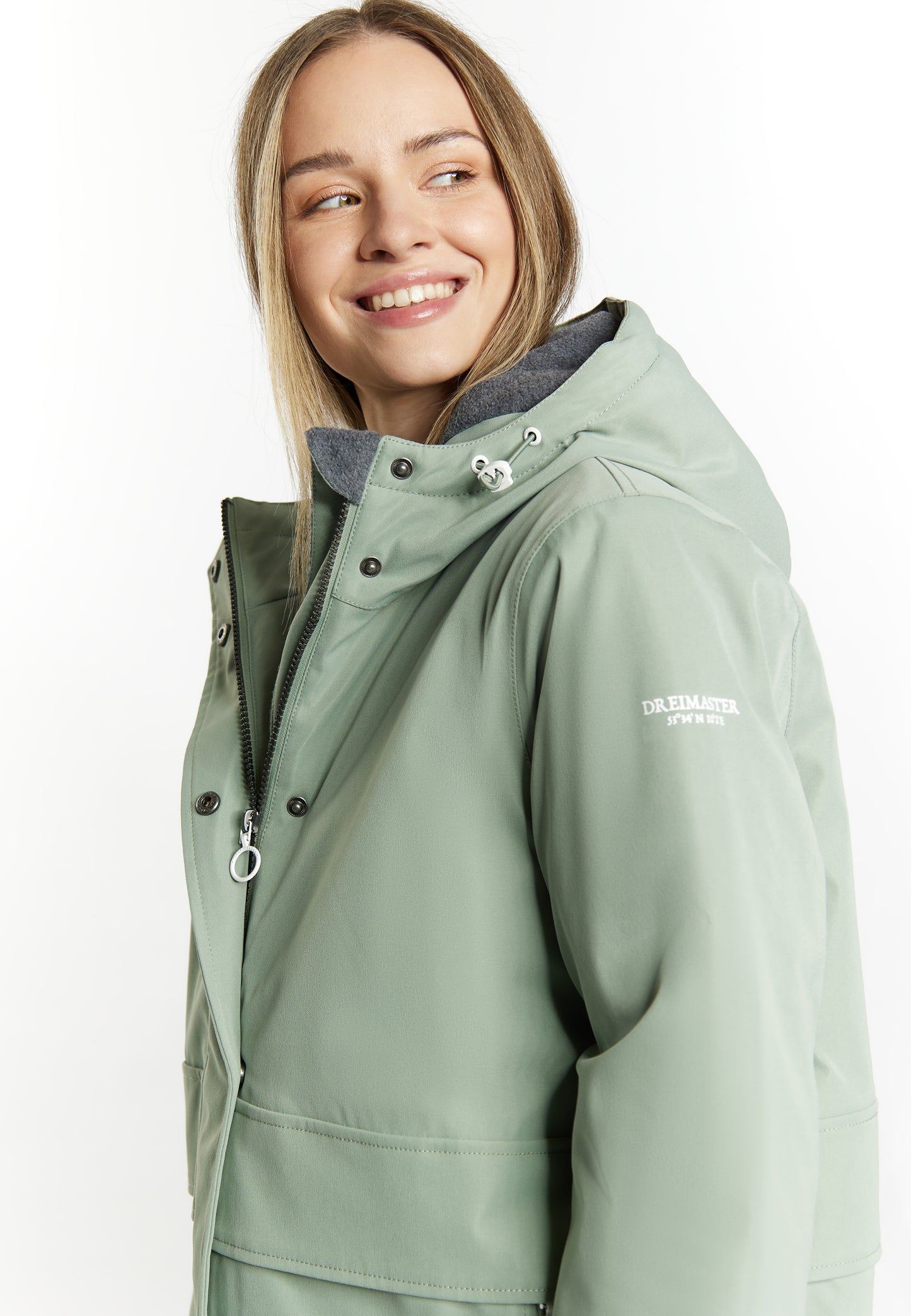 DreiMaster Maritim Arktischer Wintermantel für Damen