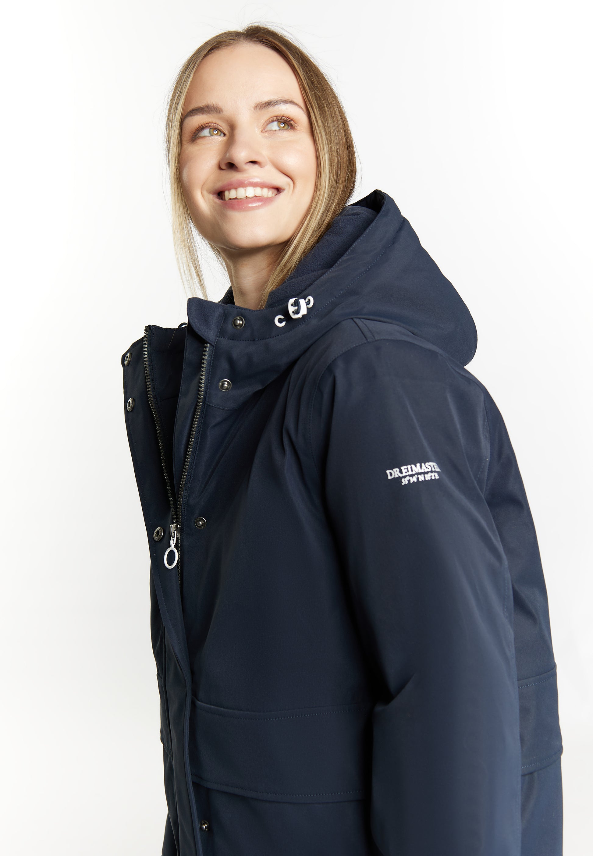DreiMaster Maritim Arktischer Wintermantel für Damen