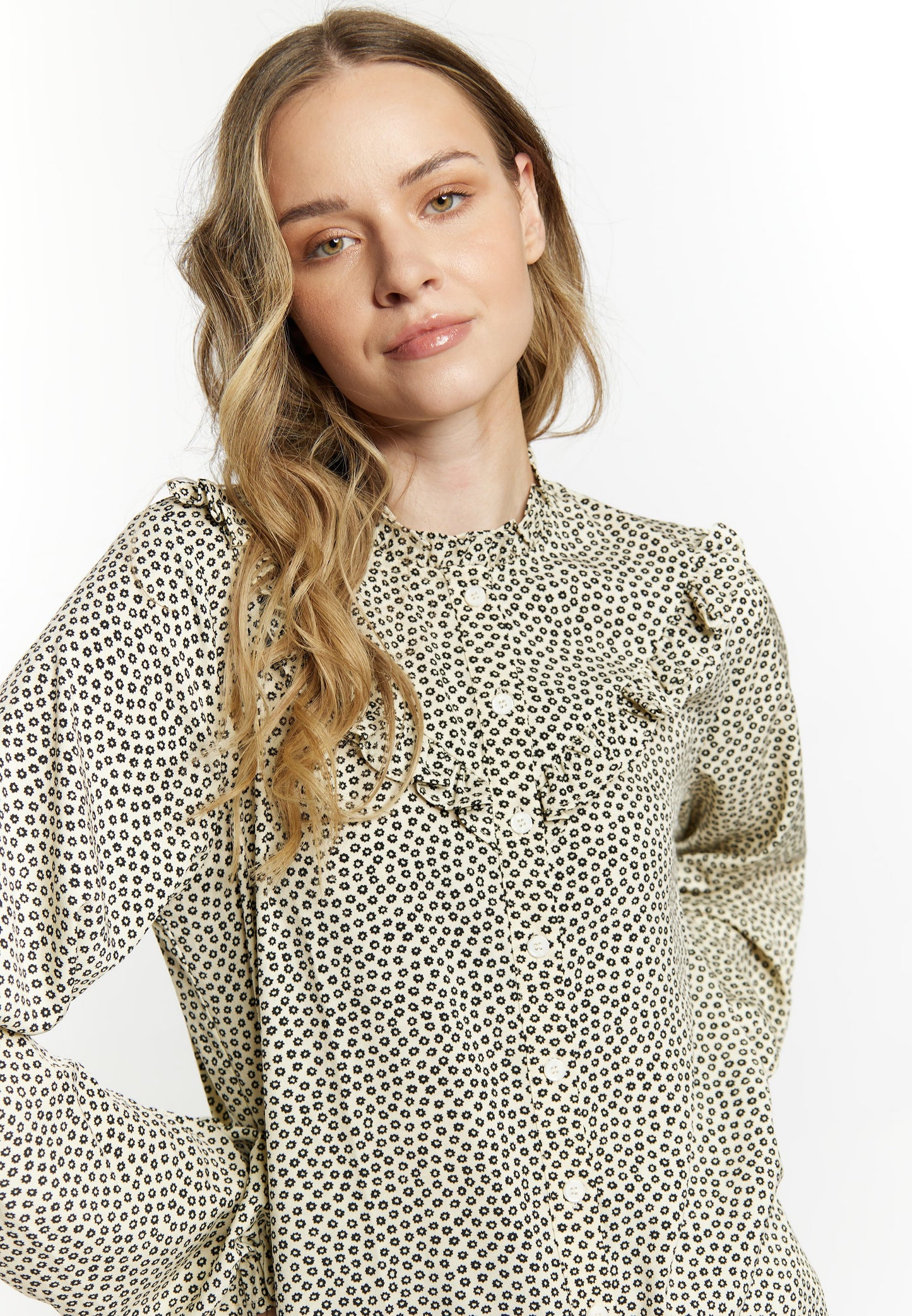 Dreimaster vintage Women's Long Sleeve Blouse