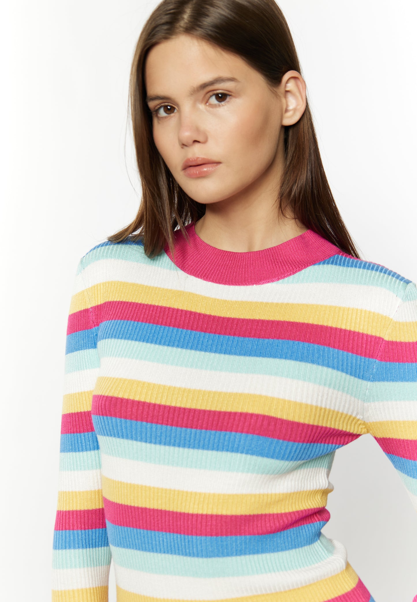 myMo Damen-Strickkleid