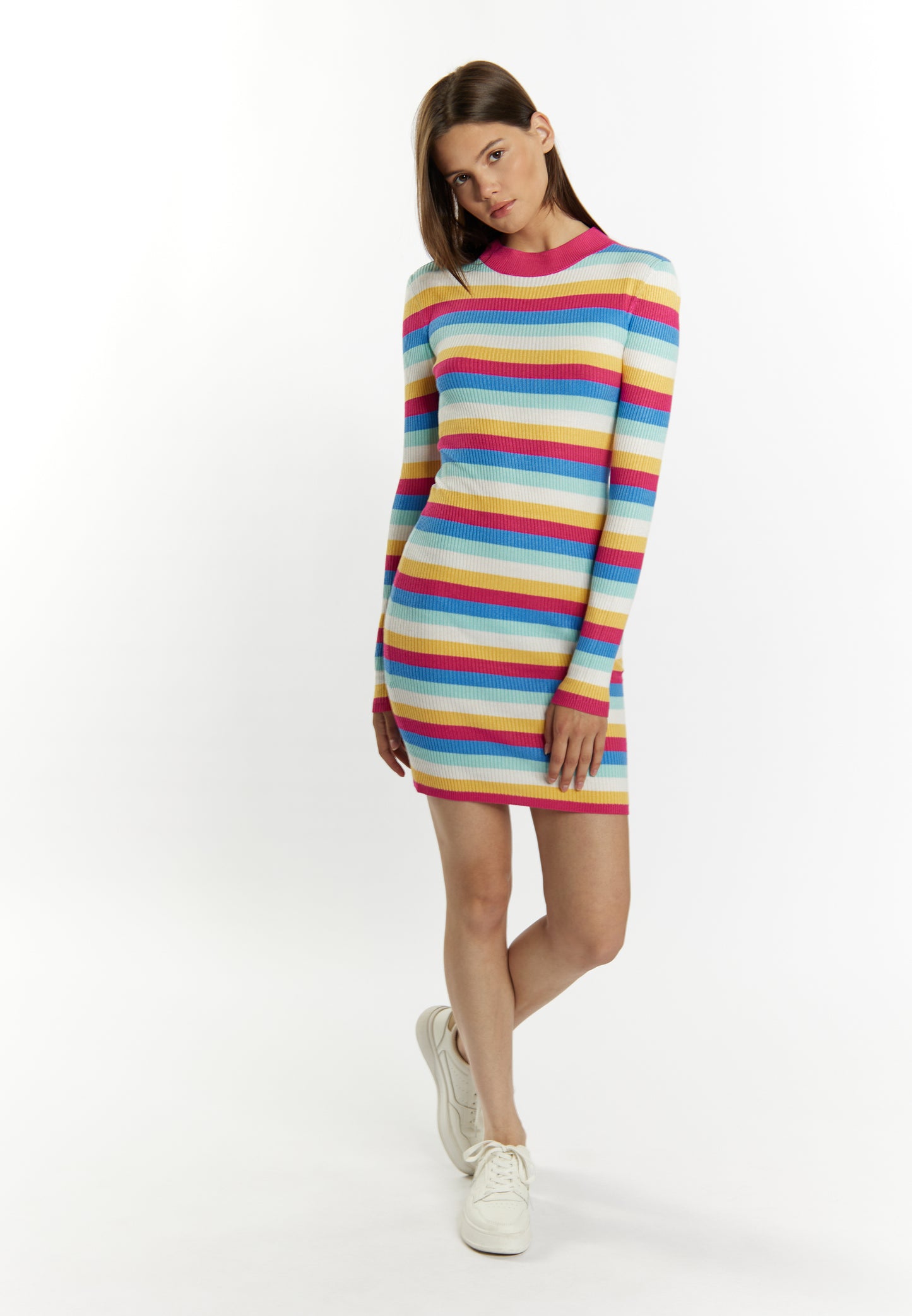 myMo Damen-Strickkleid