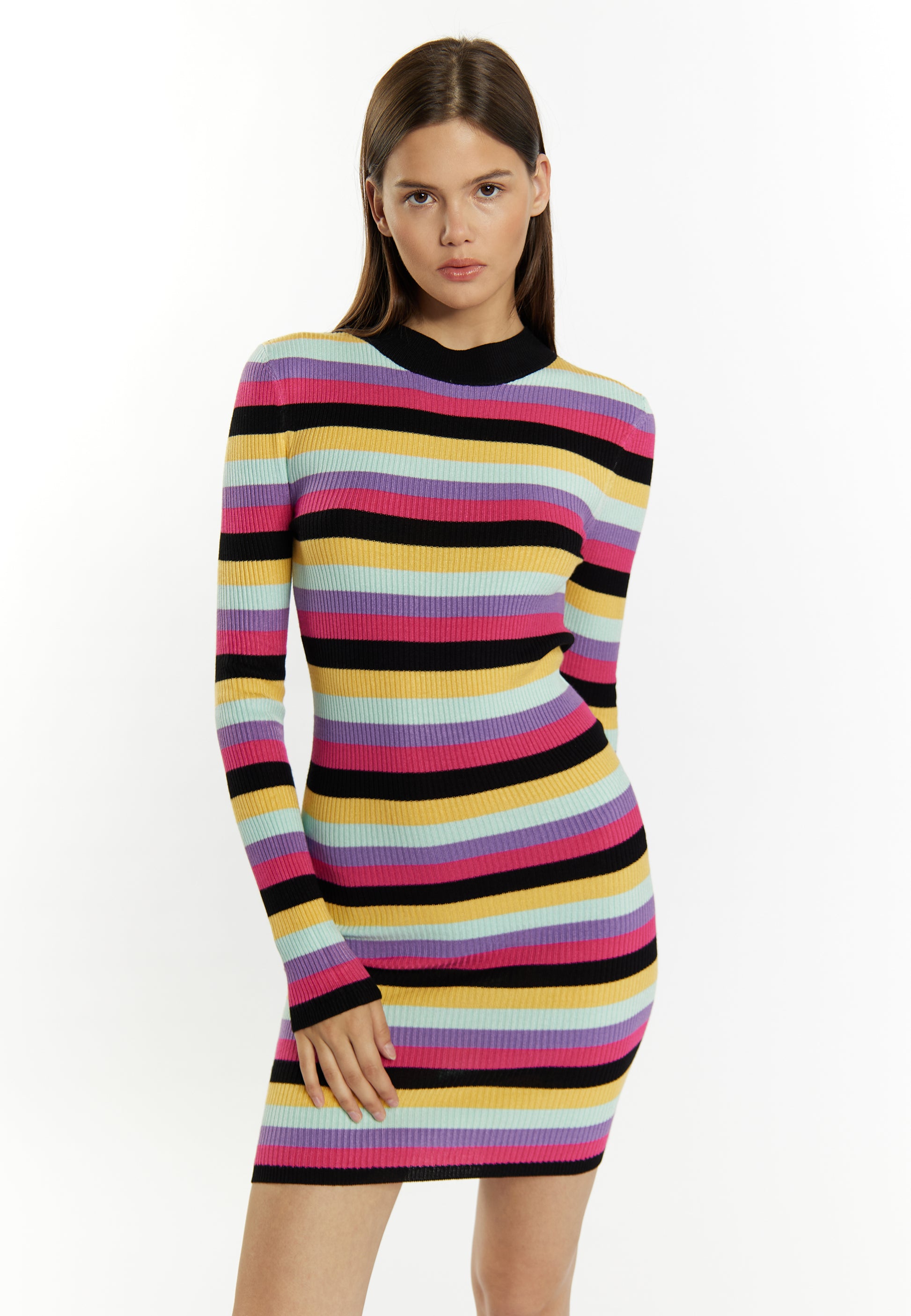 myMo Damen-Strickkleid