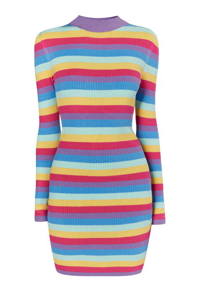 myMo Damen-Strickkleid