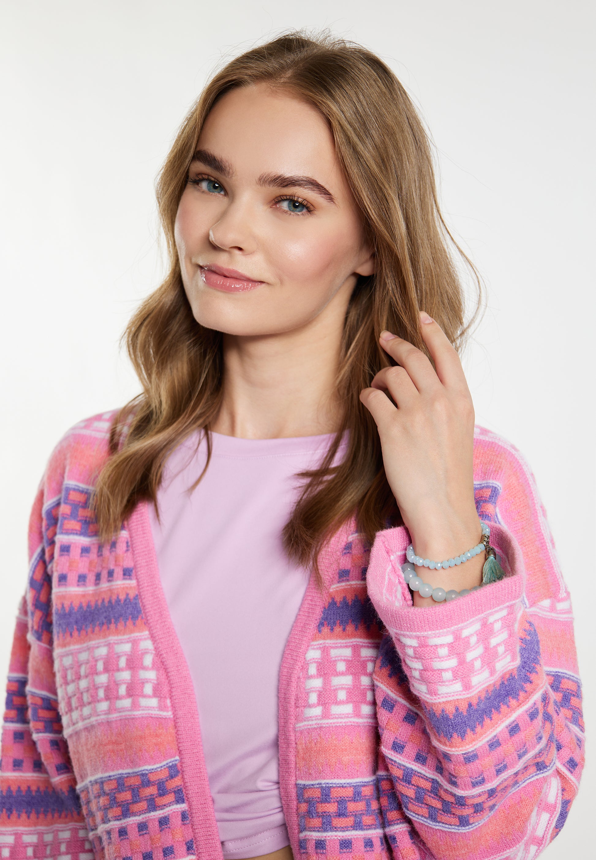 IZIA Damen Strickjacke