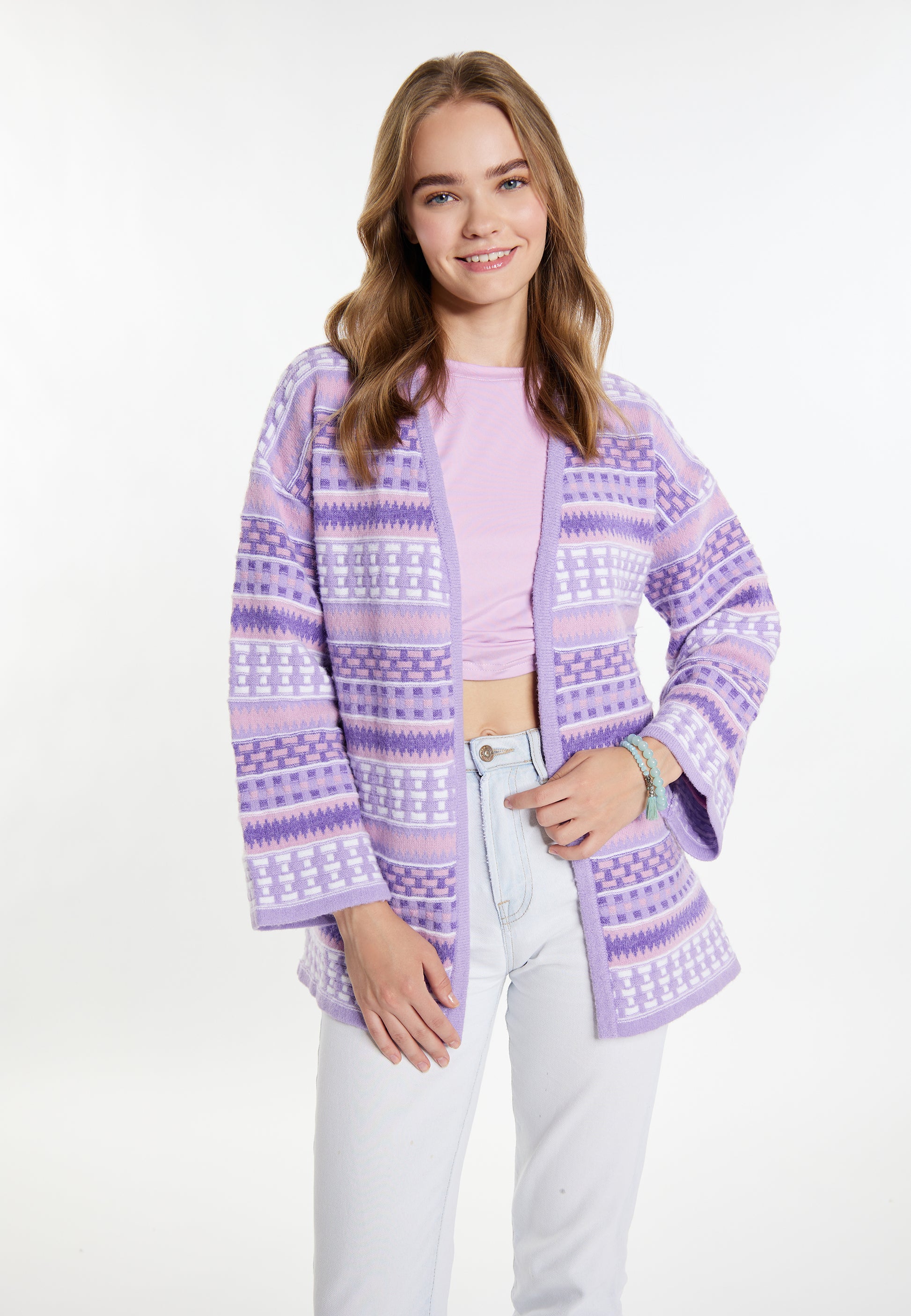 IZIA Damen Strickjacke