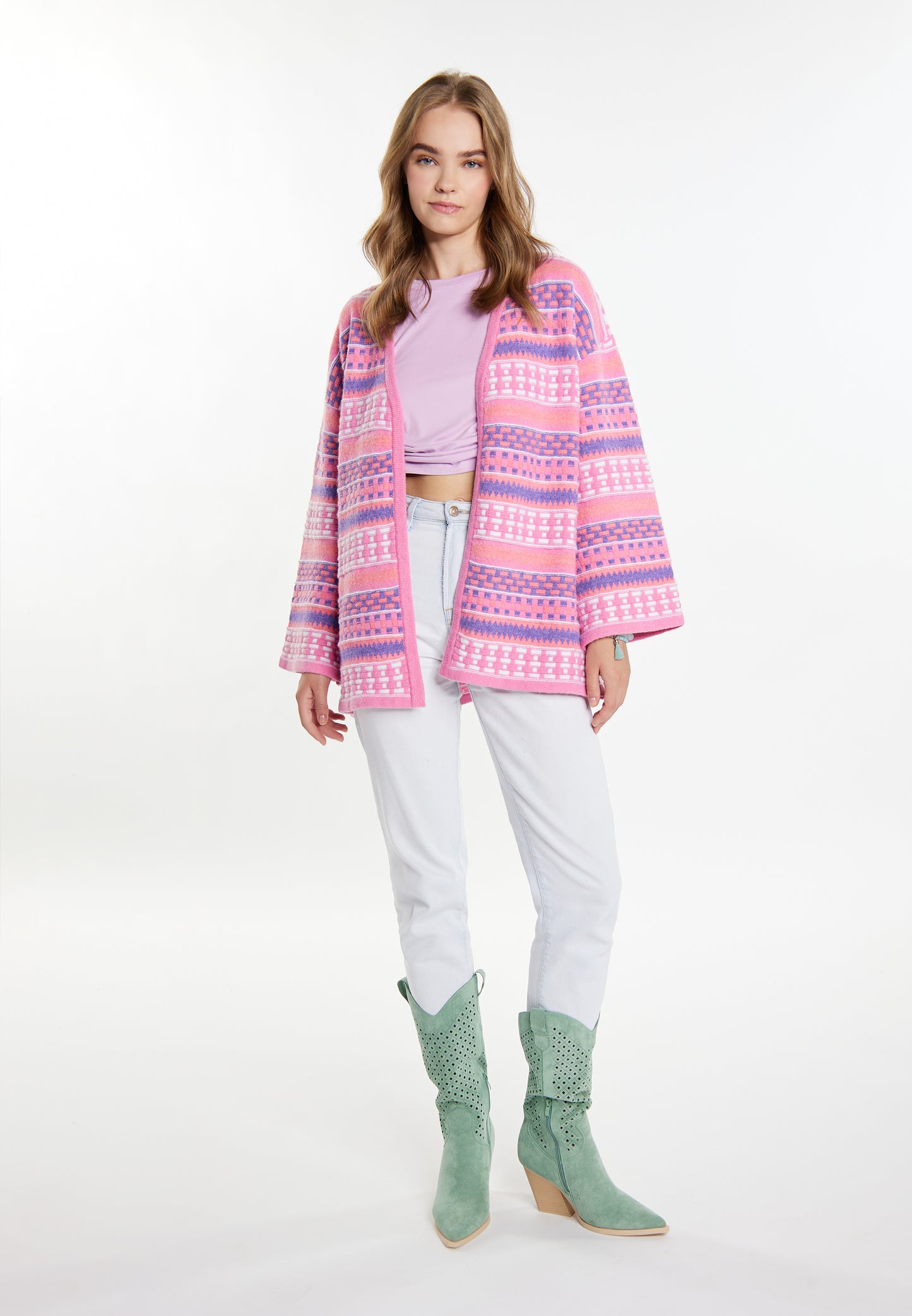 IZIA Damen Strickjacke