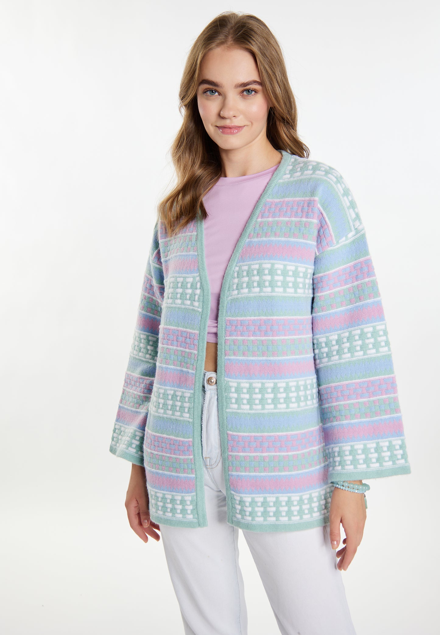 IZIA Damen Strickjacke