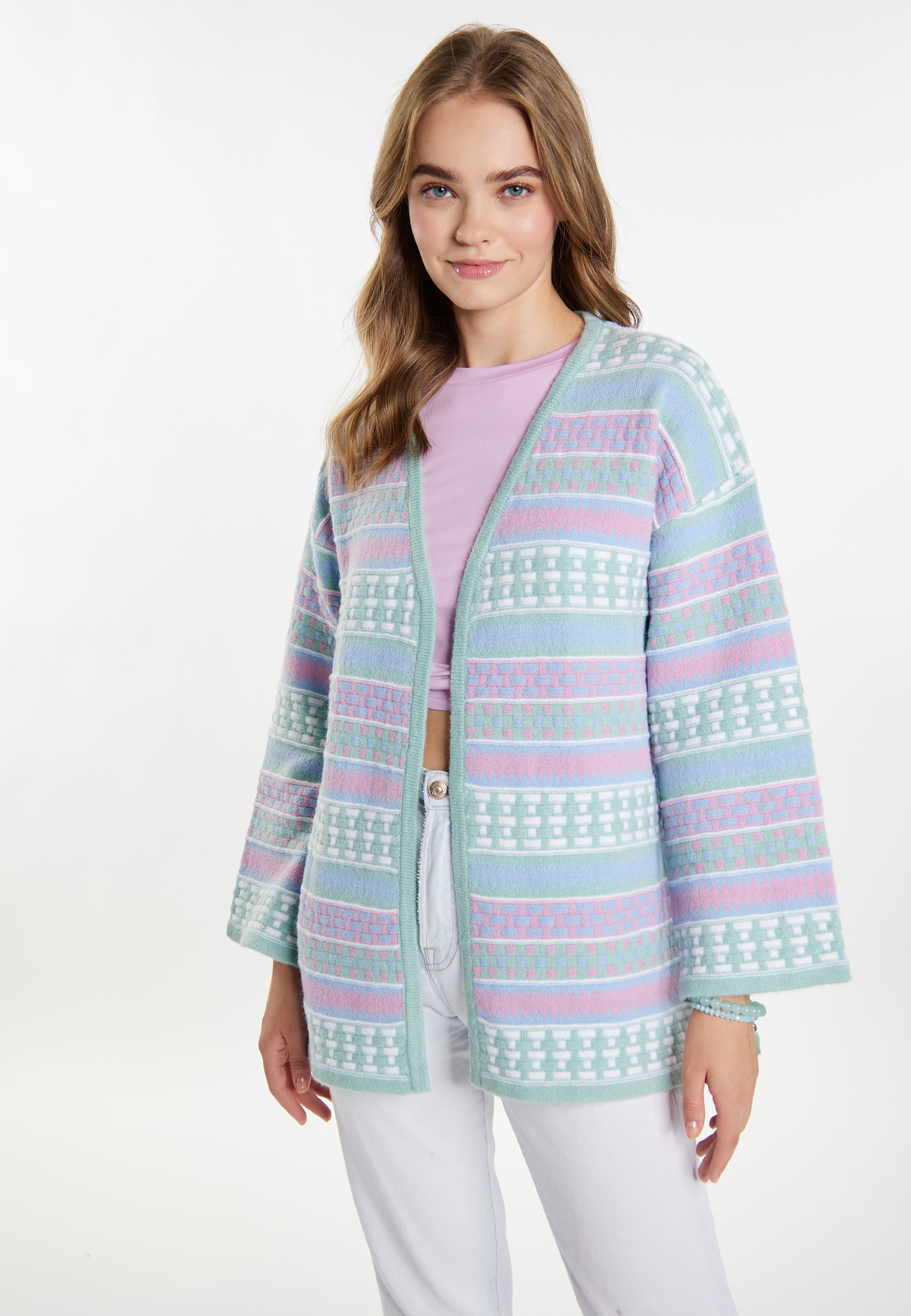 IZIA Damen Strickjacke