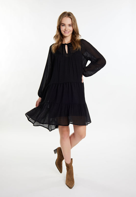 Izia Women's Midi Dress In A Striped Design