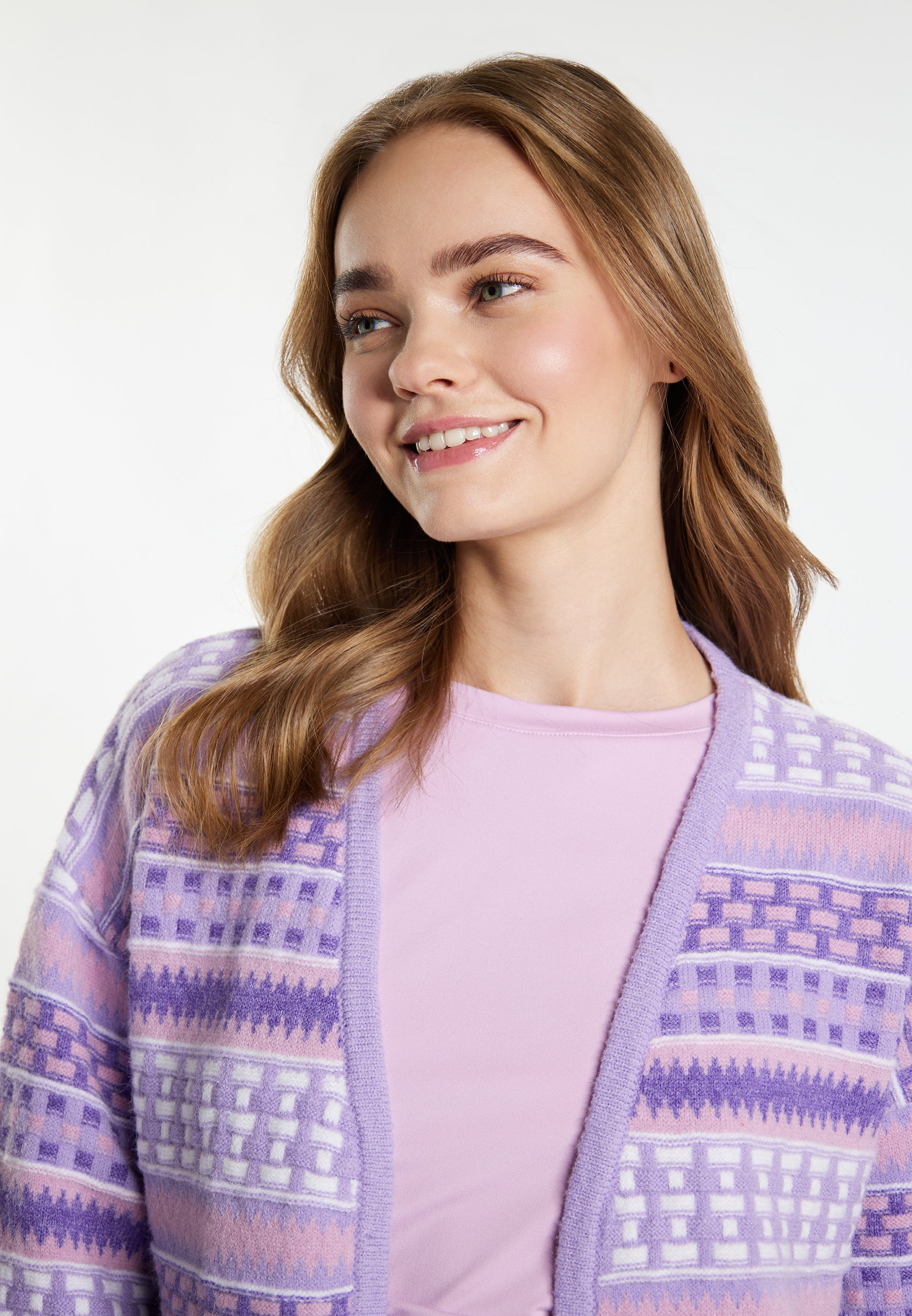 IZIA Damen Strickjacke