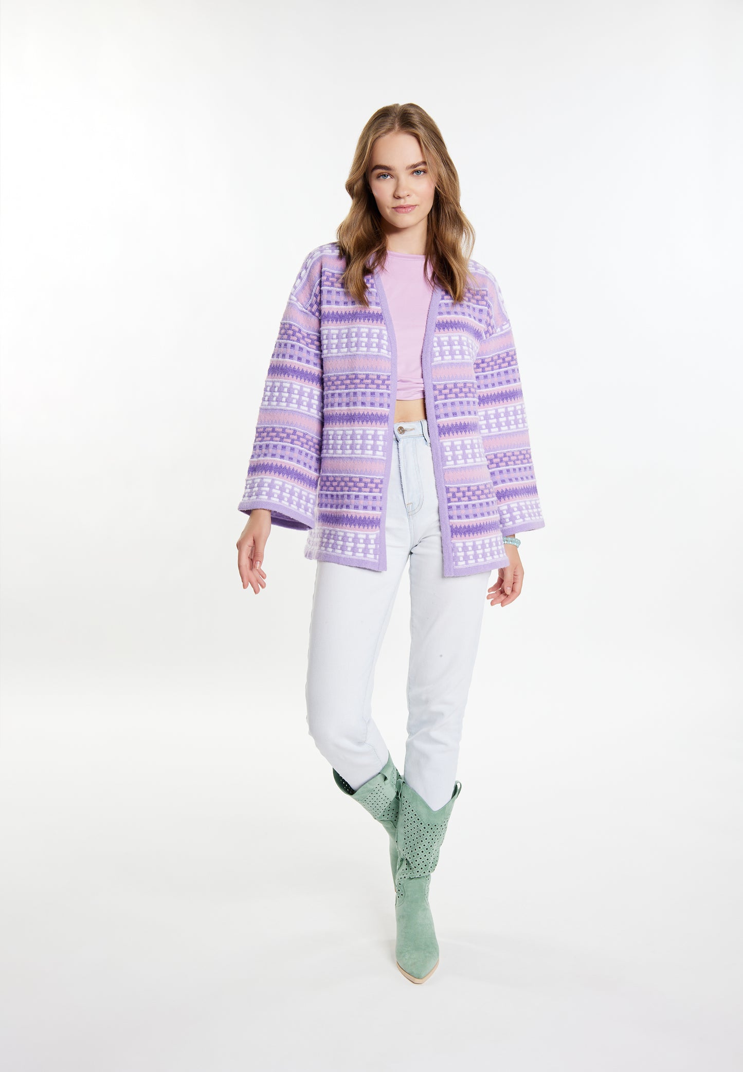 IZIA Damen Strickjacke