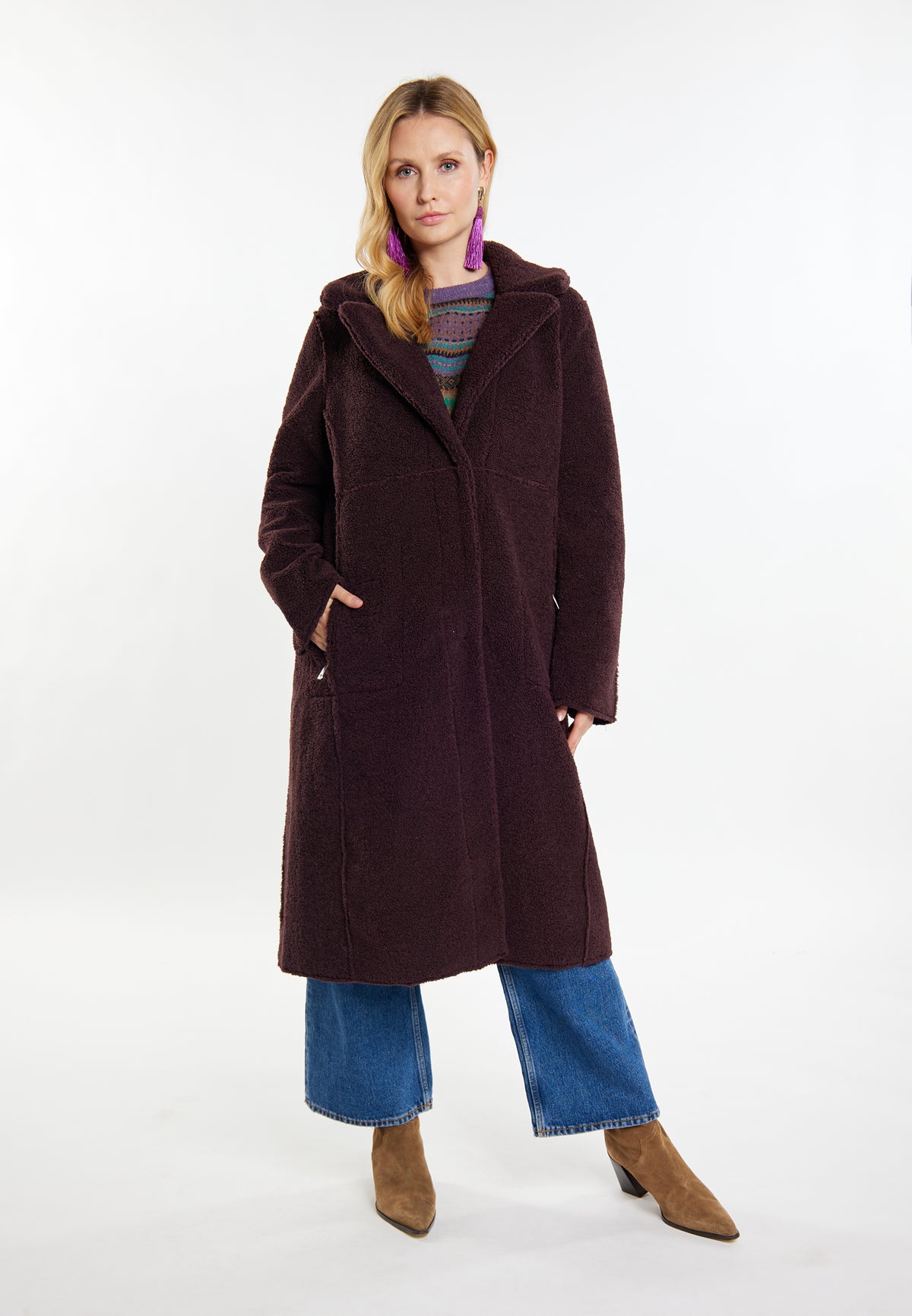 Lomasi Women's Fake Fur Coat