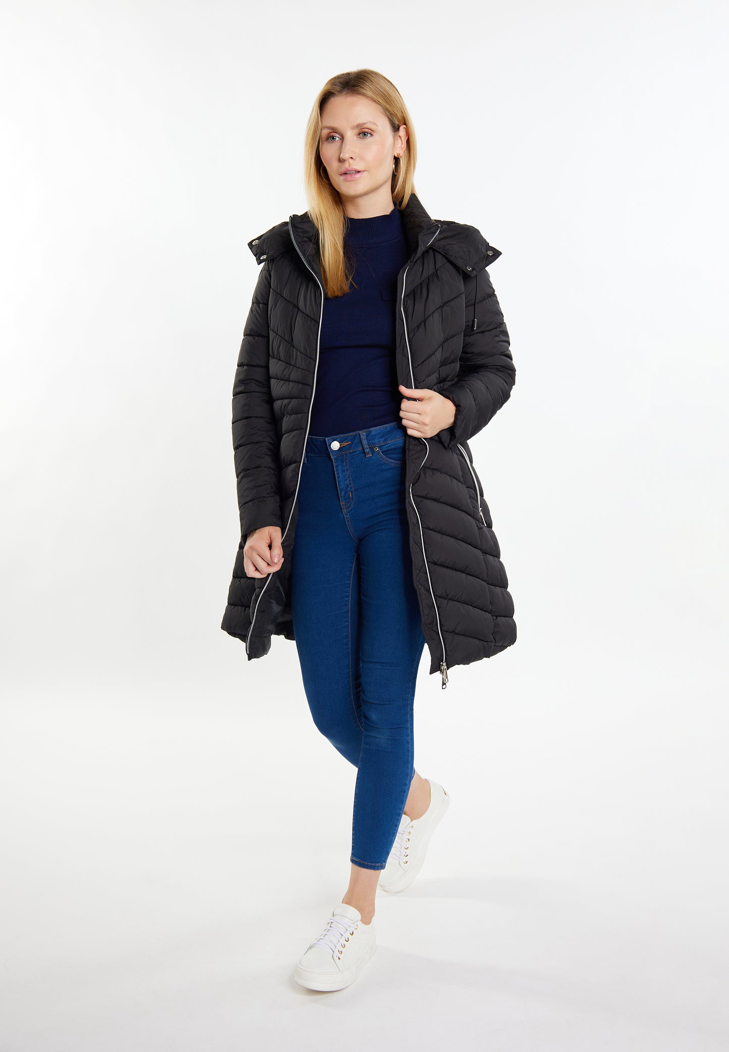 usha BLUE LABEL Women's Quilted Coat