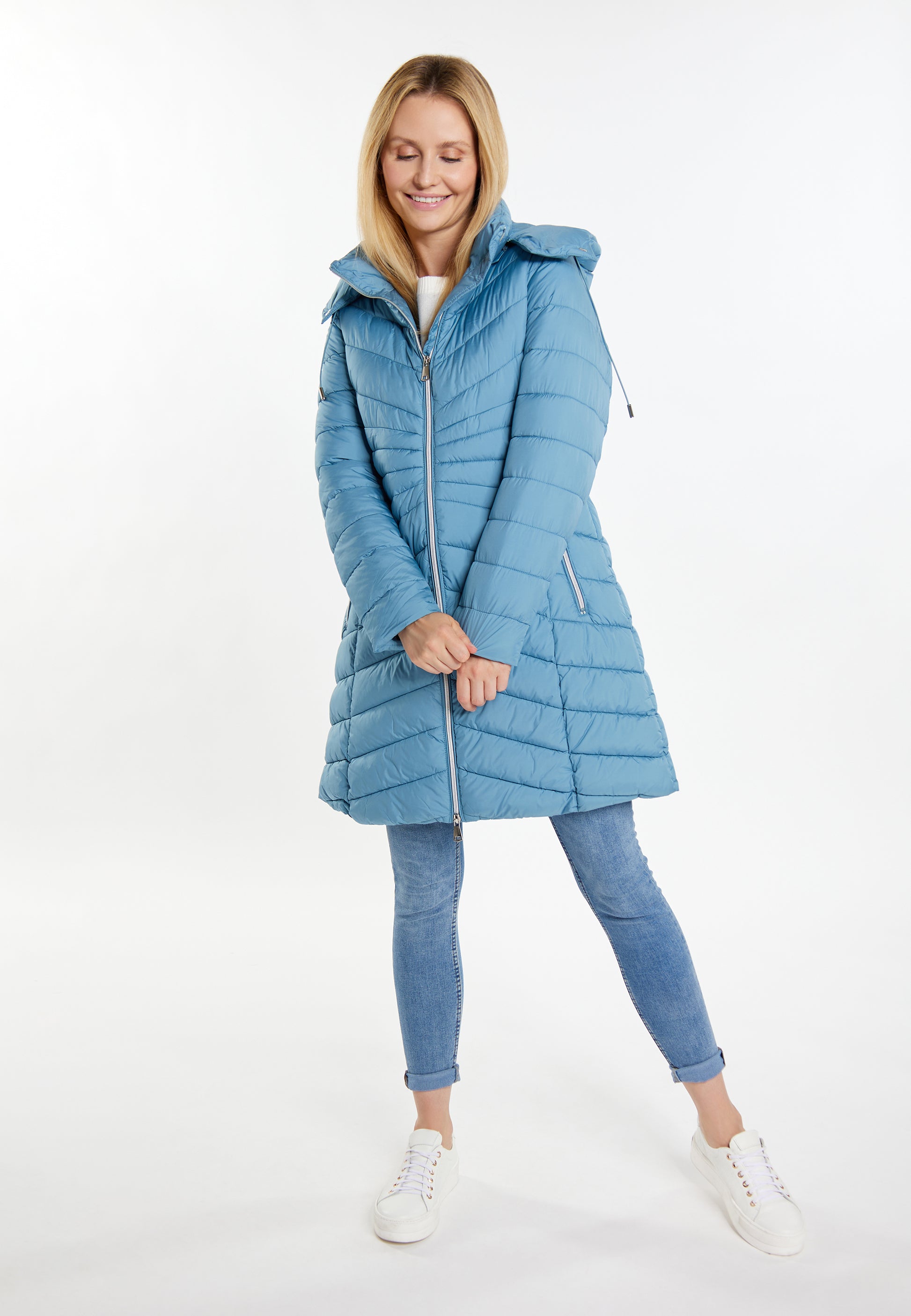 usha BLUE LABEL Women's Quilted Coat