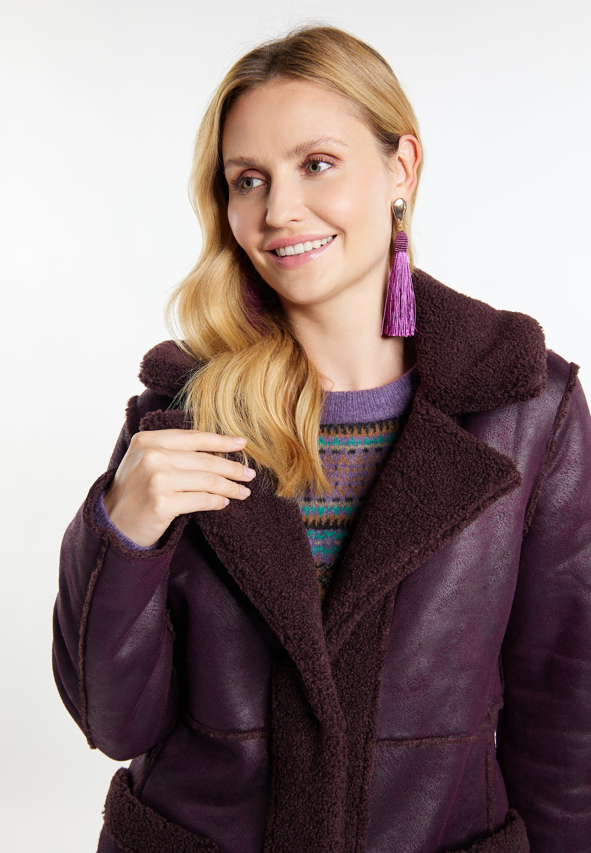 Lomasi Women's Fake Fur Coat