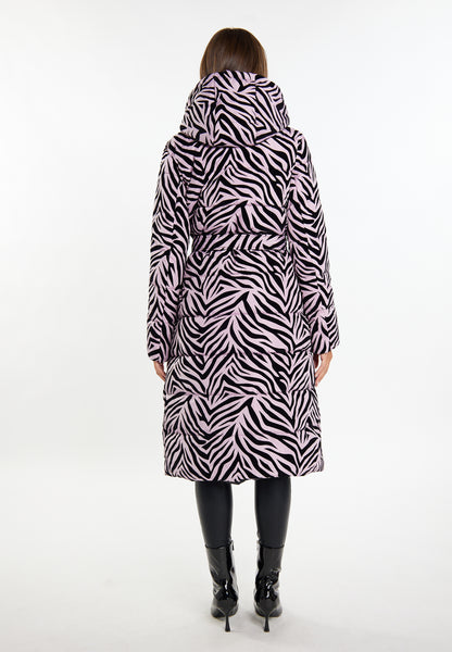 faina Damen Long Steppmantel