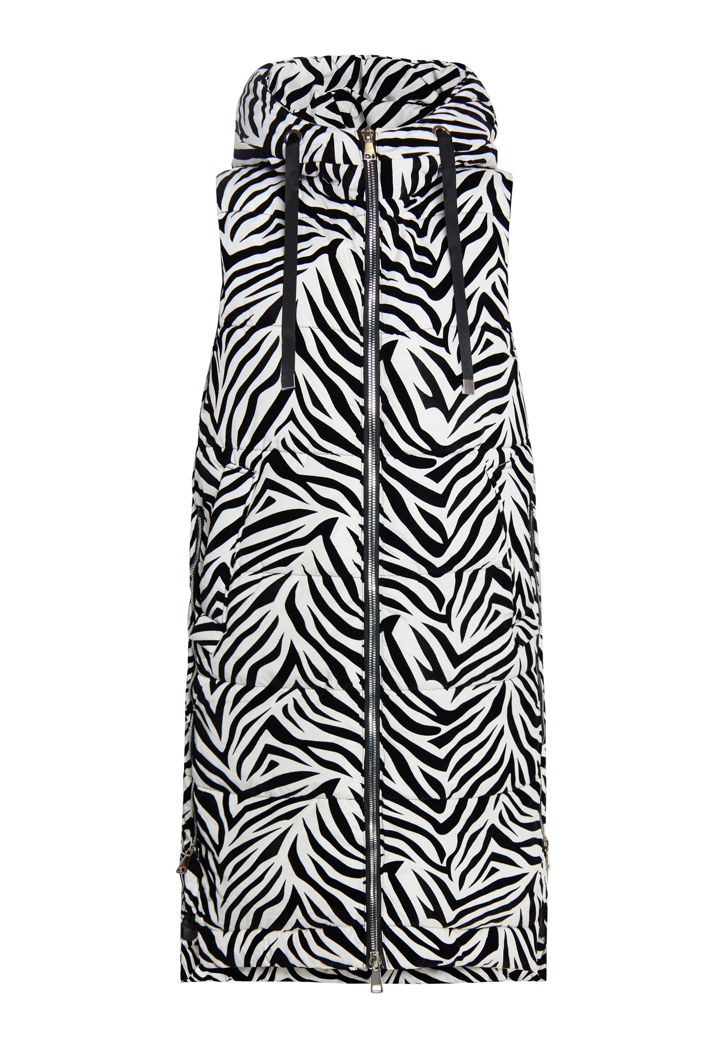 Faina Women's Lange Weste Zebra-Print