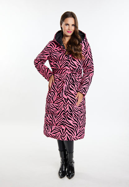 faina Damen Long Steppmantel