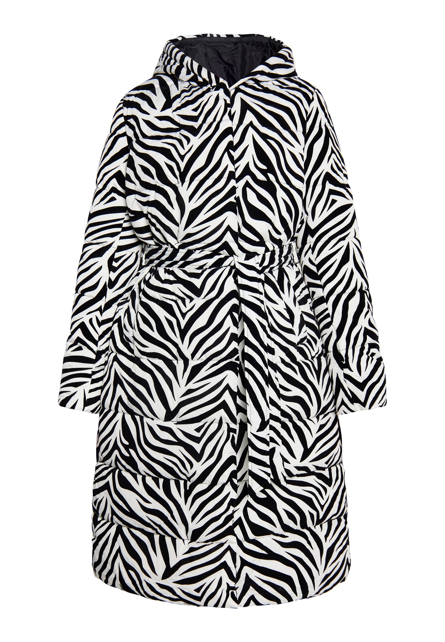 faina Damen Long Steppmantel