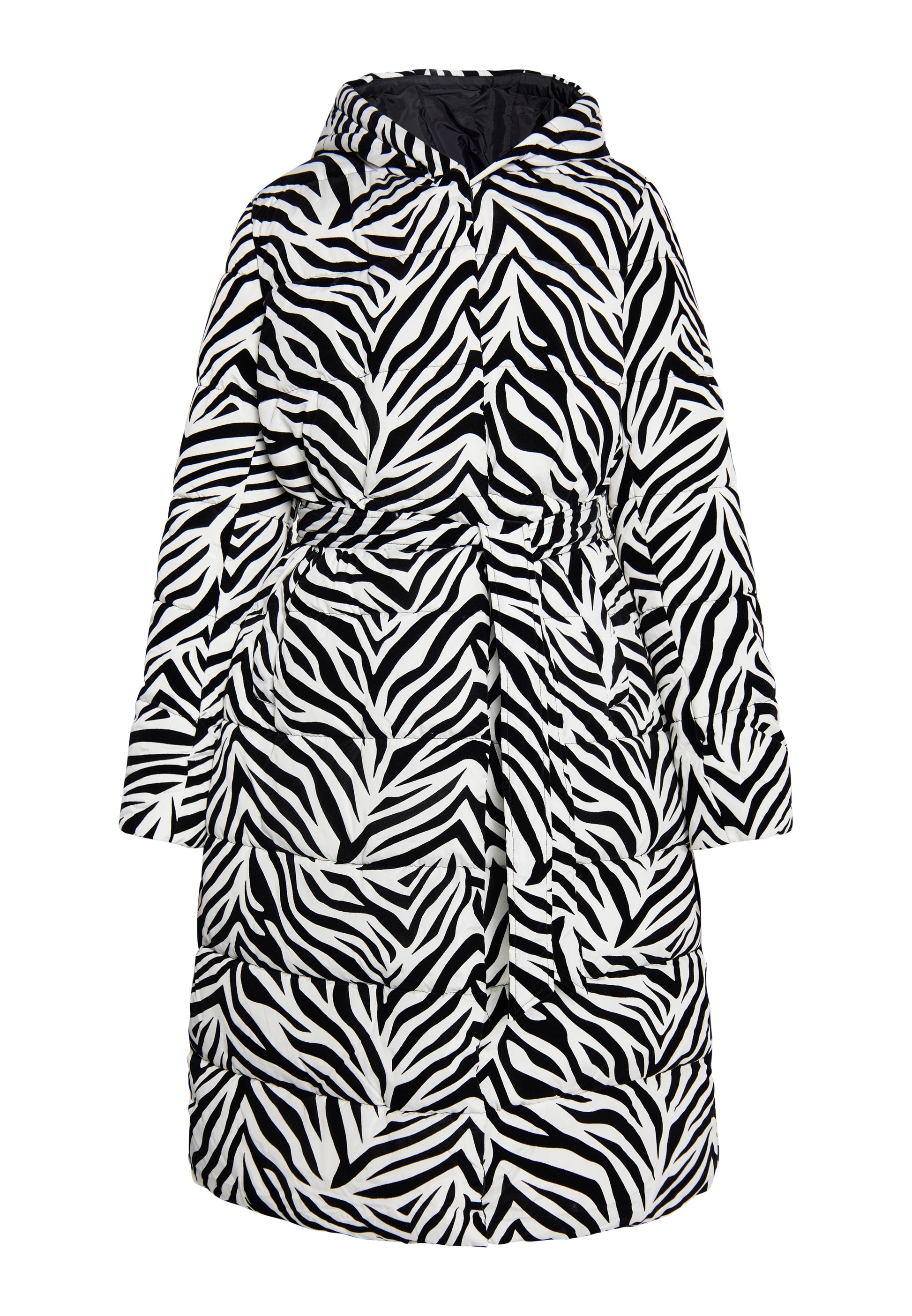 faina Damen Long Steppmantel