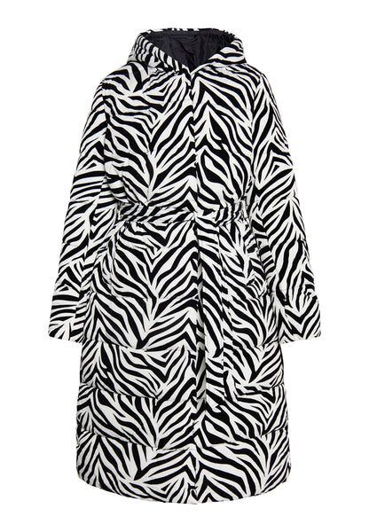 faina Damen Long Steppmantel