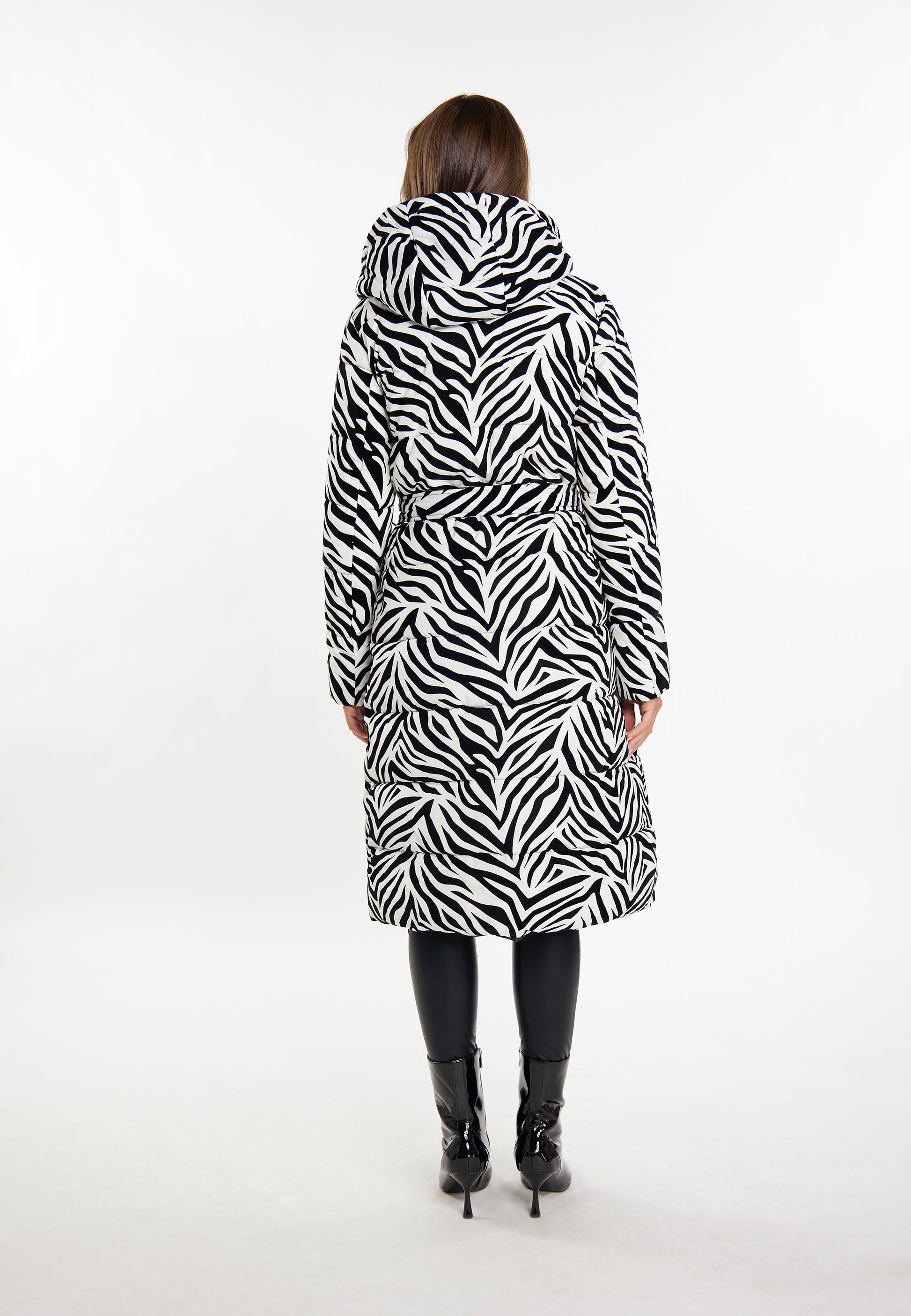 faina Damen Long Steppmantel