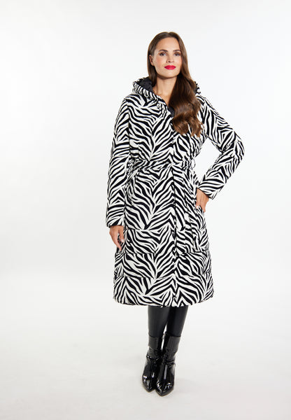 faina Damen Long Steppmantel