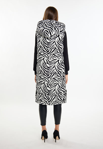 Faina Women's Lange Weste Zebra-Print