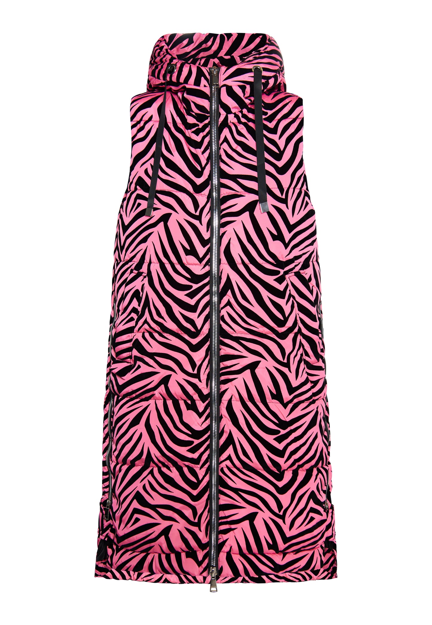 Faina Women's Lange Weste Zebra-Print