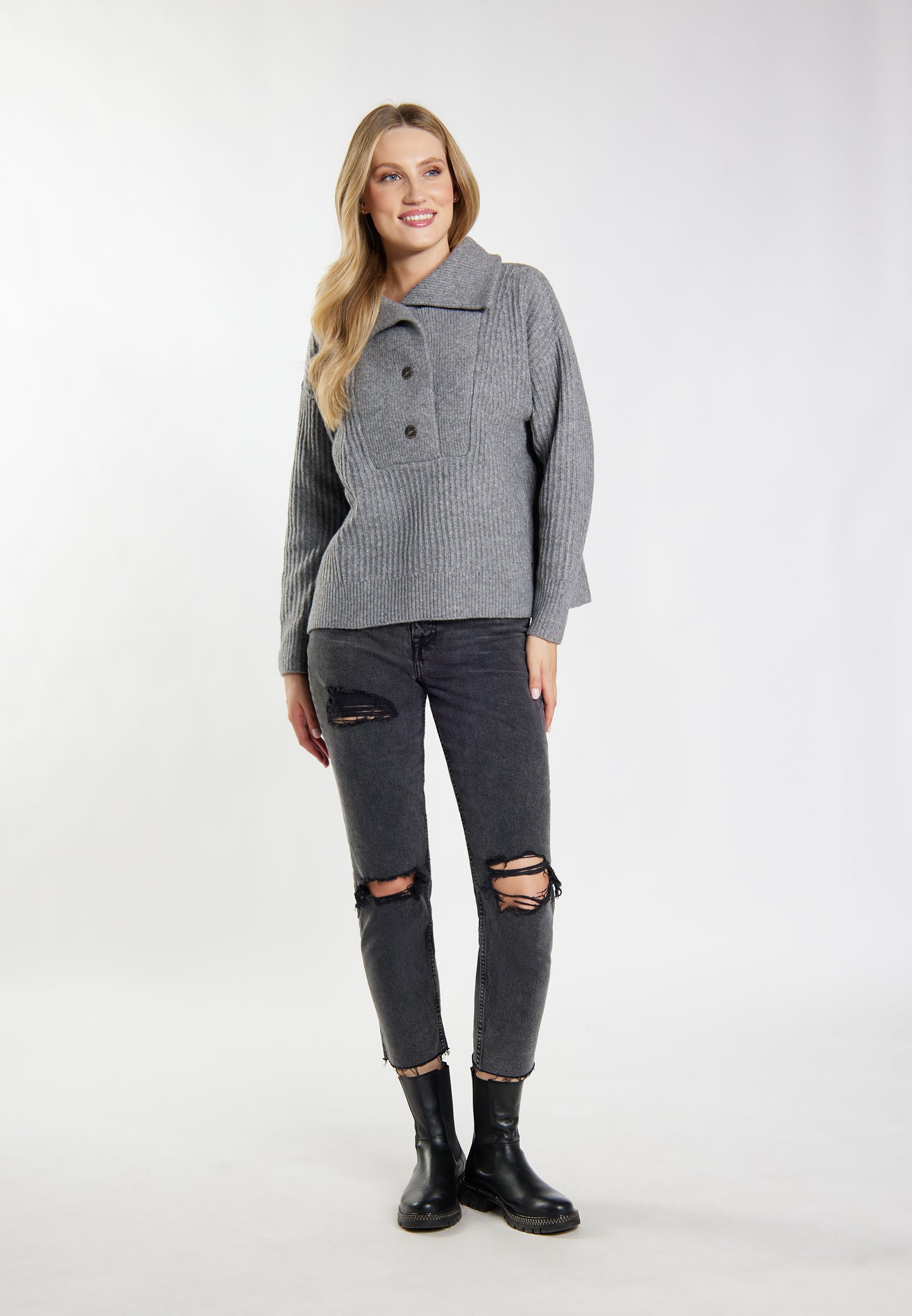 DreiMaster Vintage Damen-Strickpullover