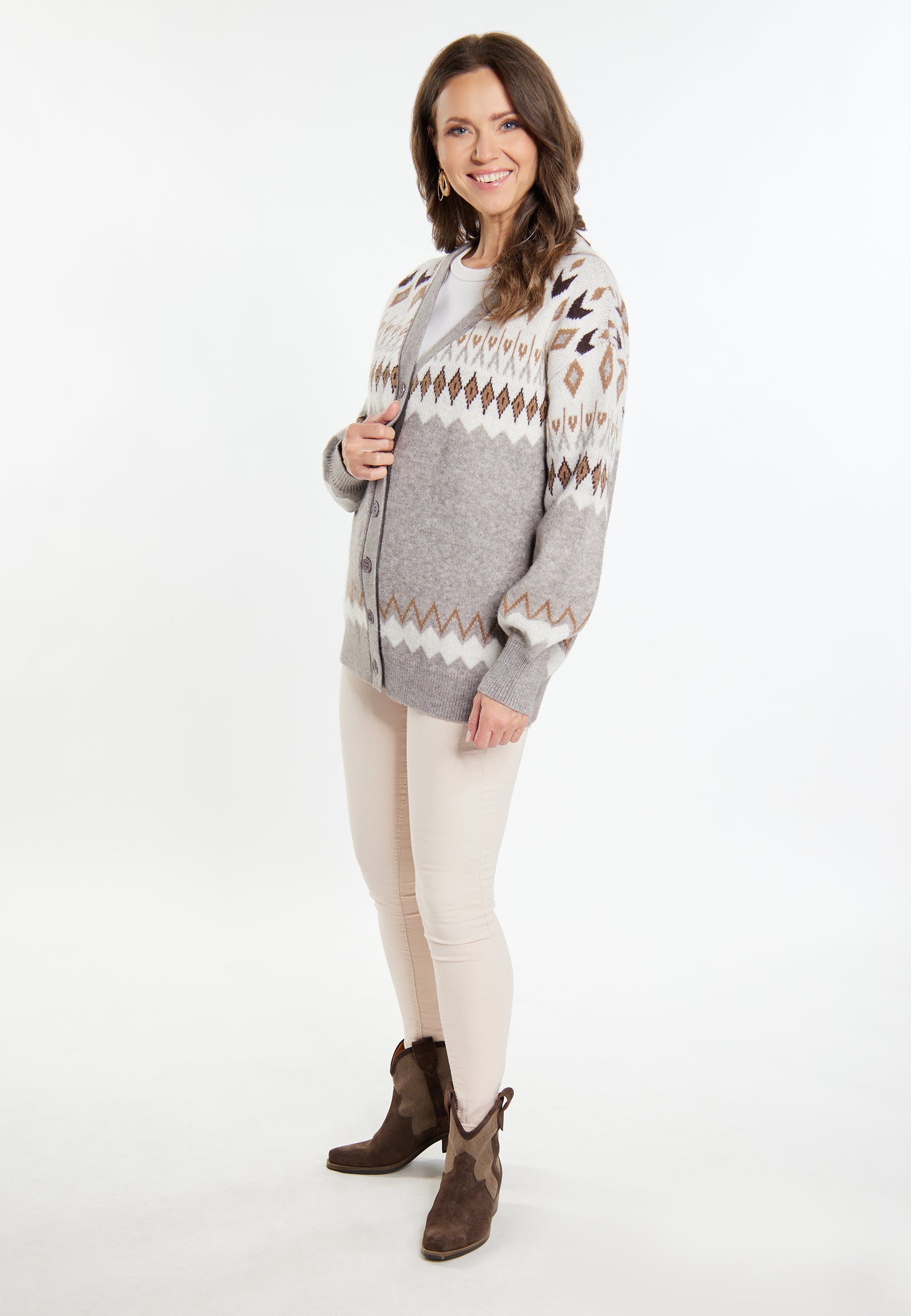 Alzou Women's Knitted Cardigan