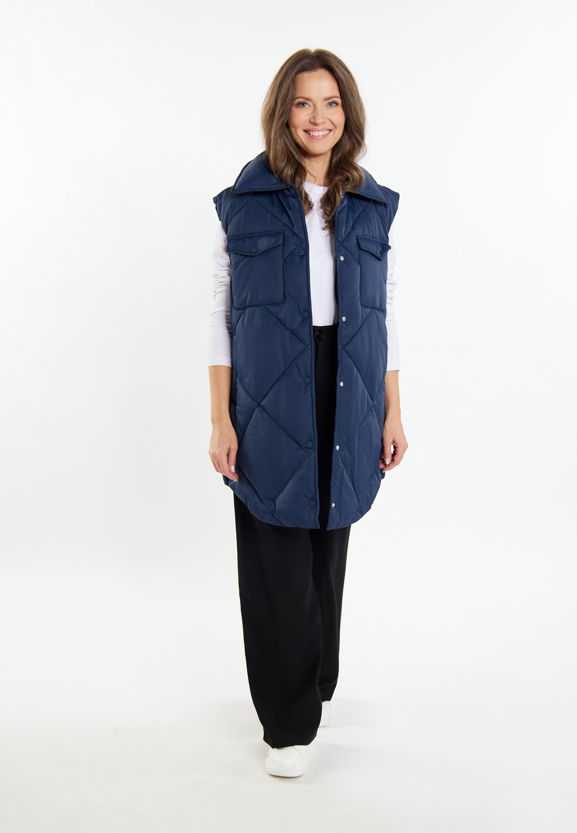 usha WHITE LABEL Women's Quilted Vest