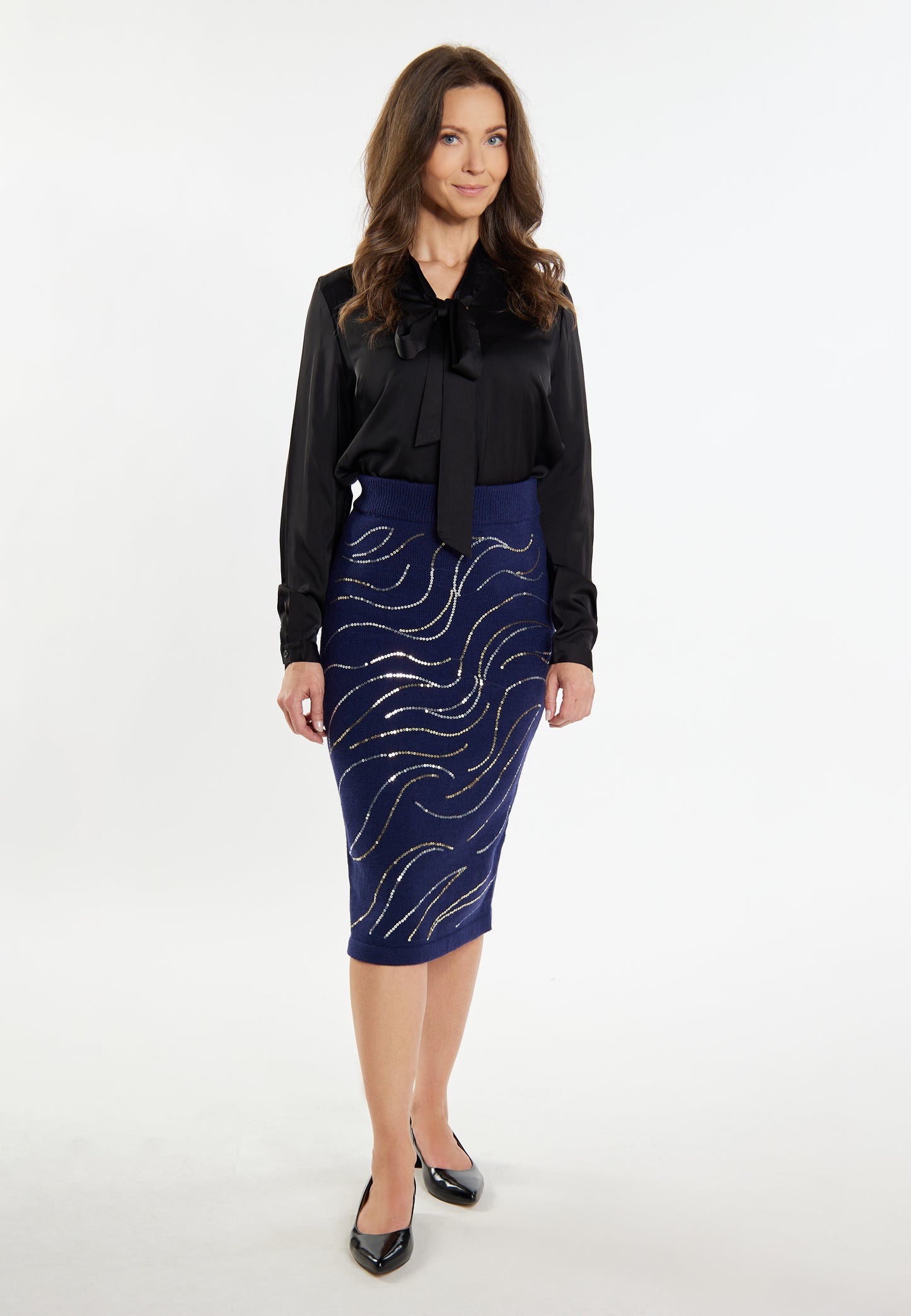 Usha Black Label Women's Midirock Nowles