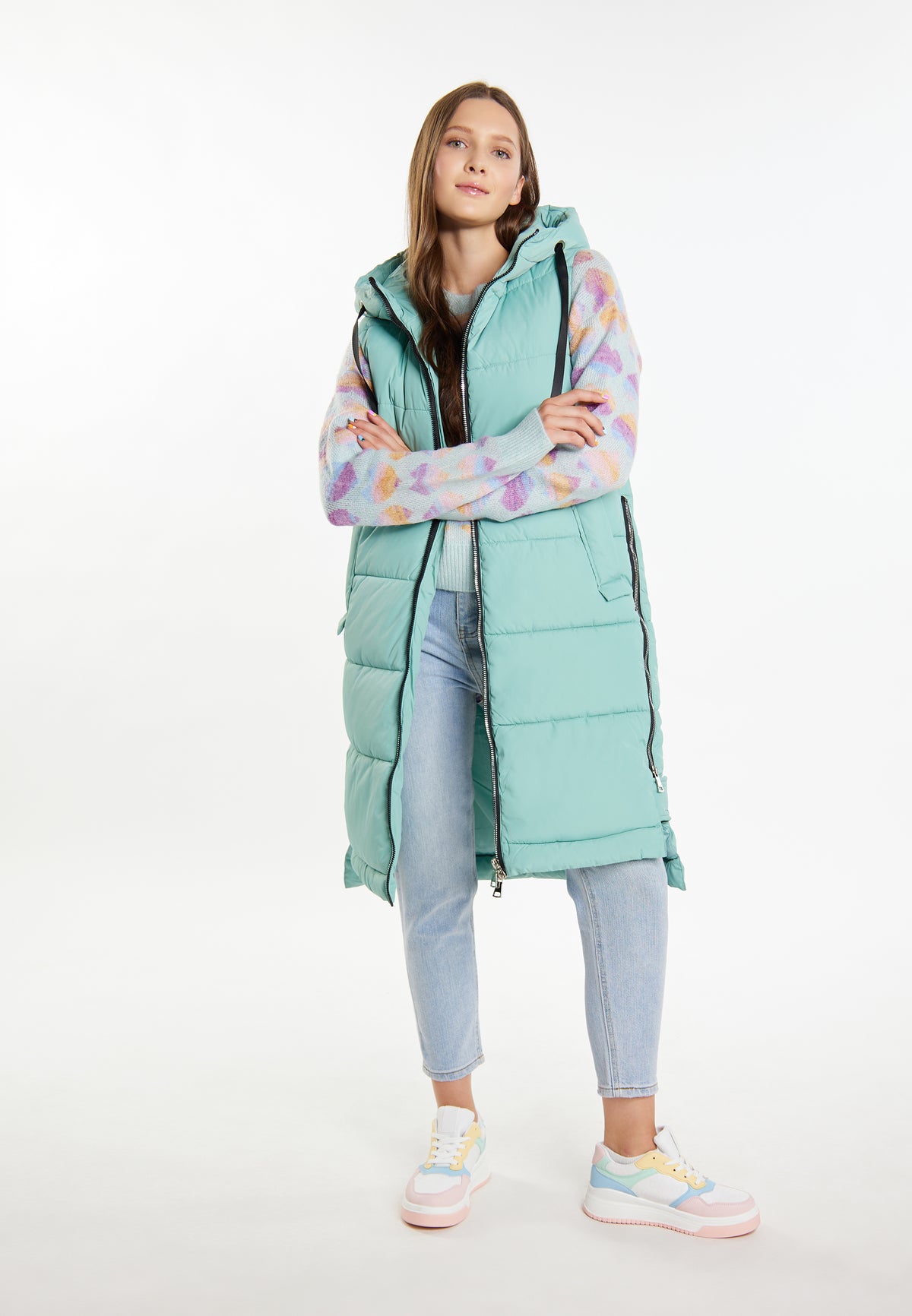 myMo Women's Long Vest