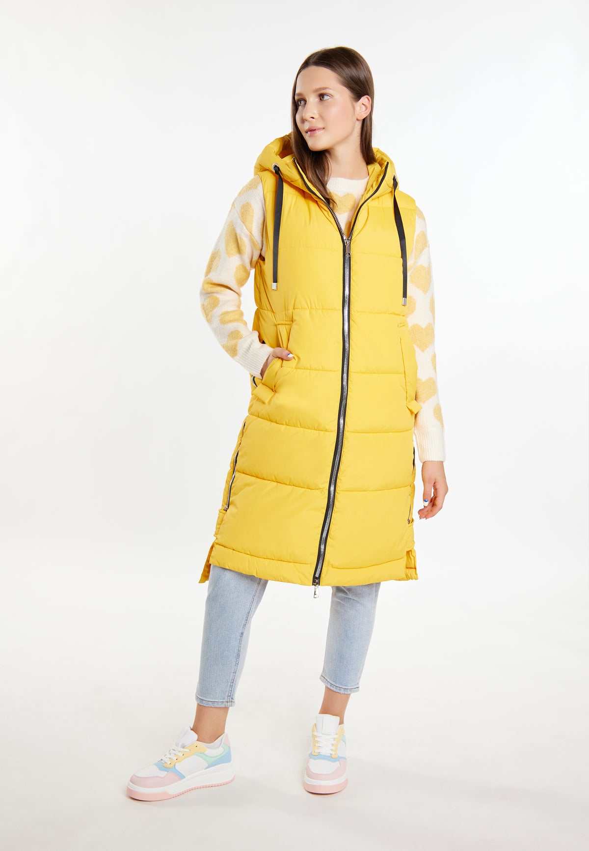 myMo Women's Long Vest