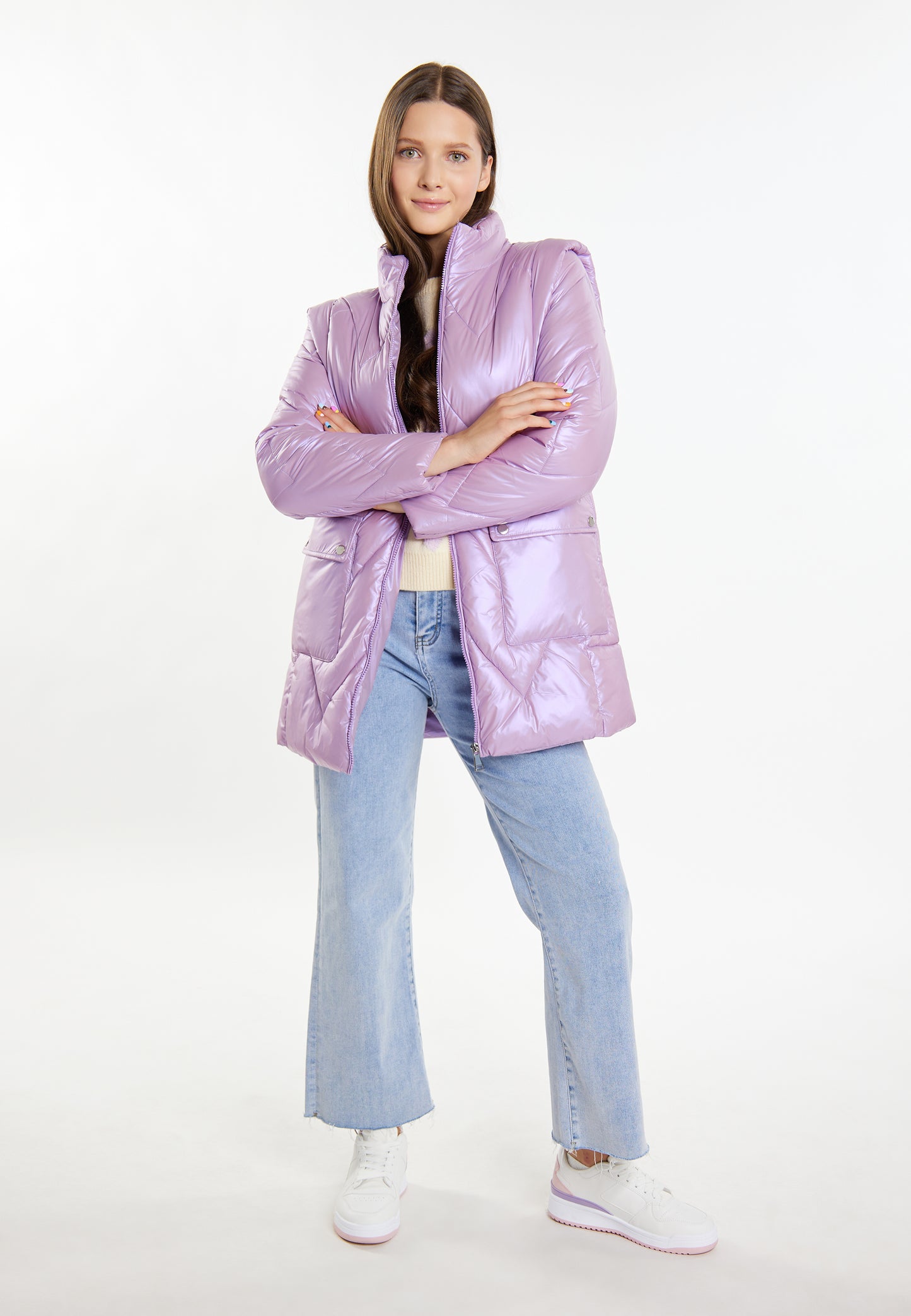 myMo Women's Quilted Coat