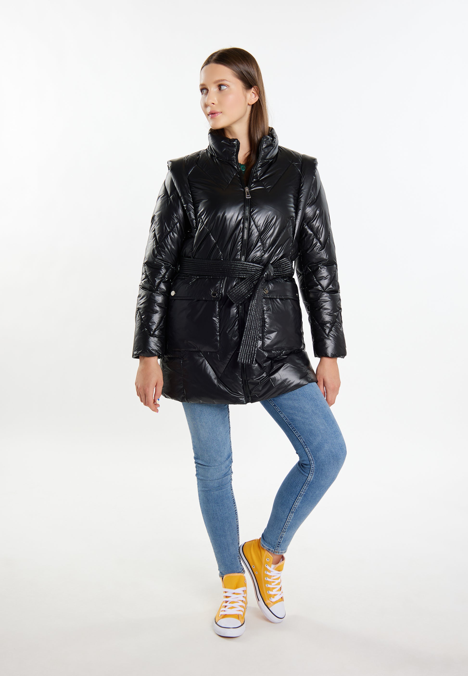 myMo Women's Quilted Coat