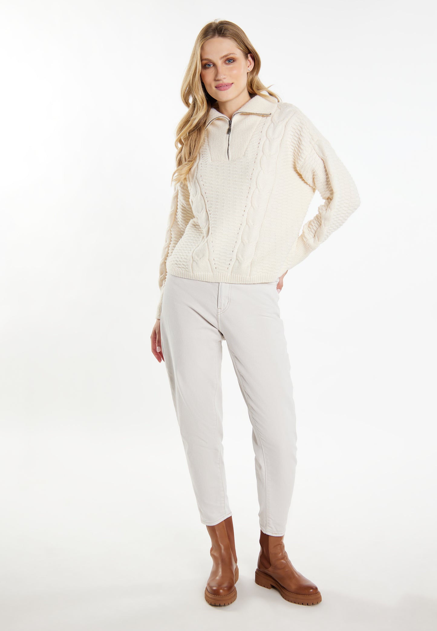 DreiMaster vintage damski sweter dziany