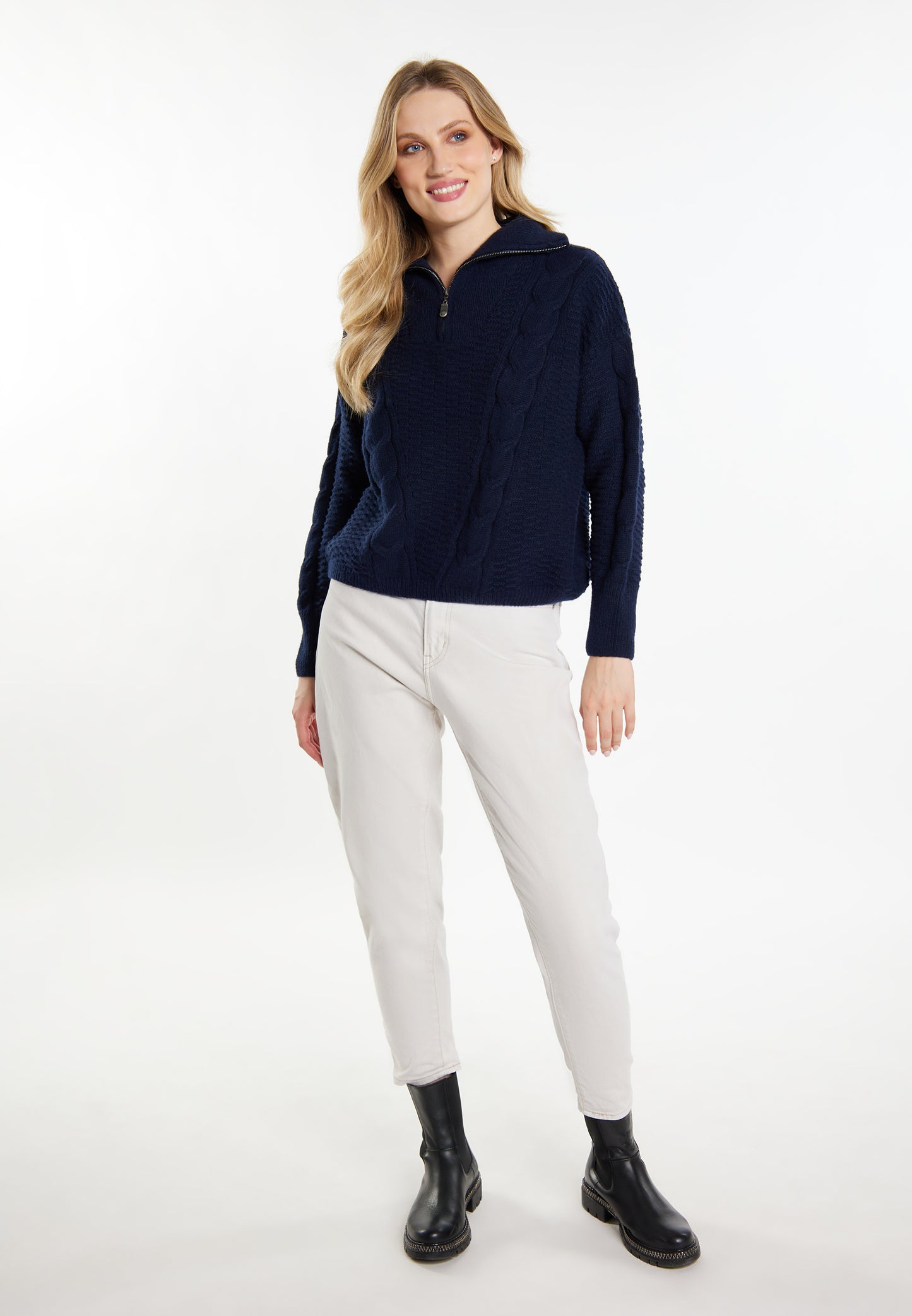 DreiMaster vintage damski sweter dziany