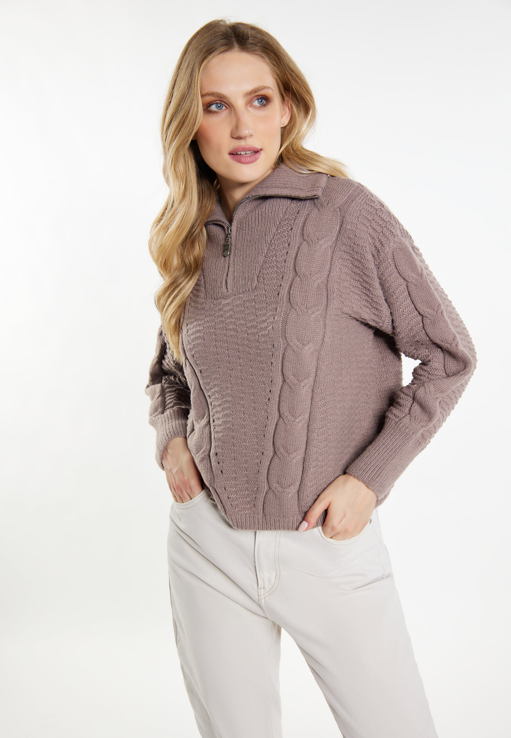 DreiMaster vintage damski sweter dziany