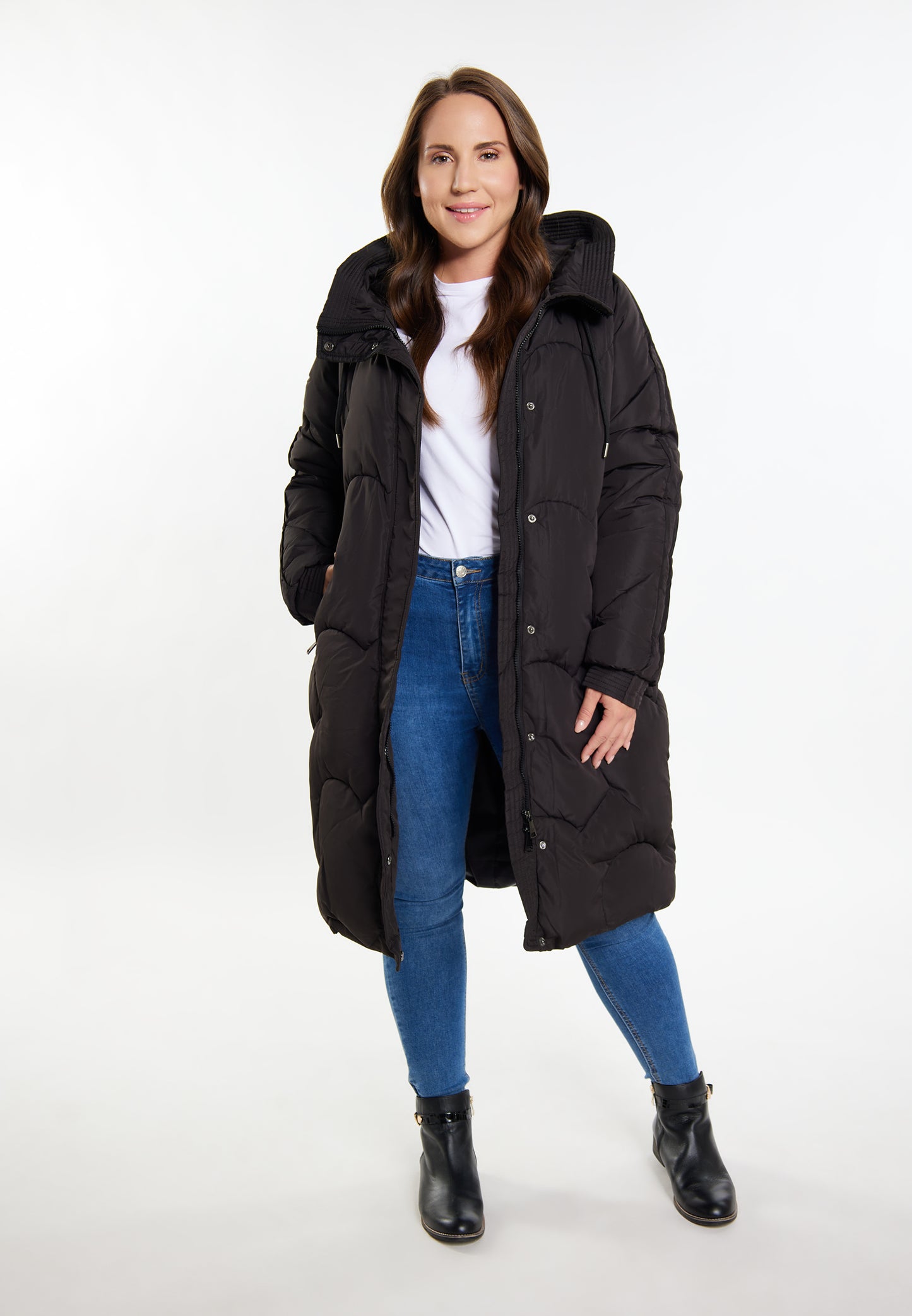 Jeona Women's Plus Size Quilted Coat