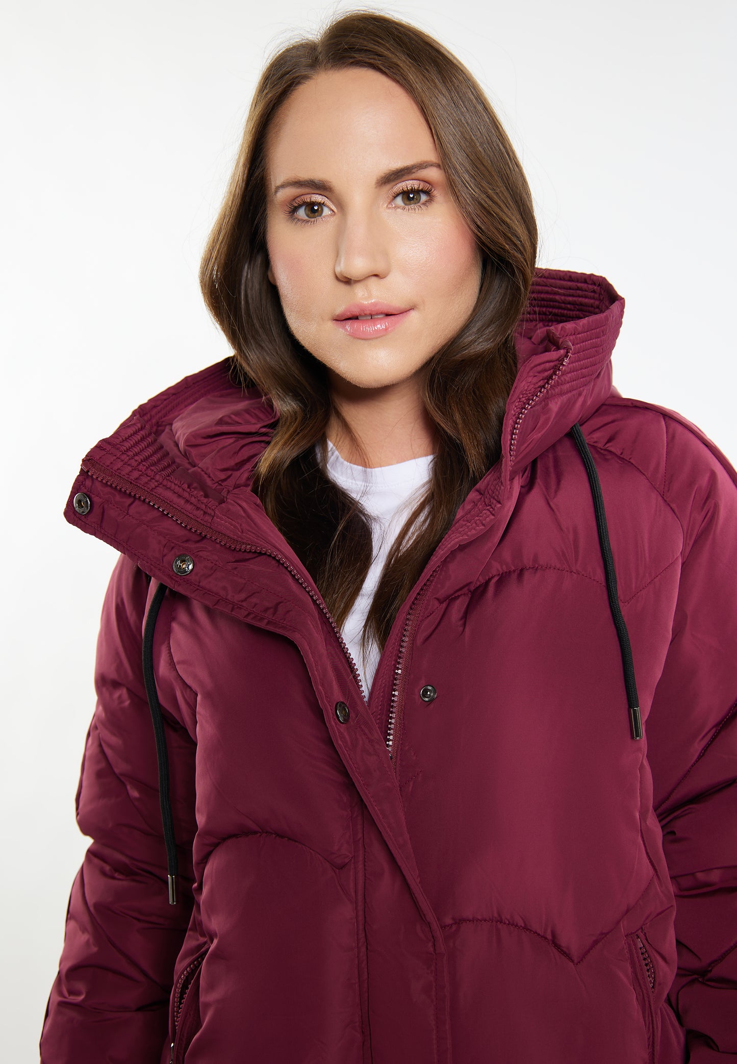 Albee Women's Plus Size Steppmantel